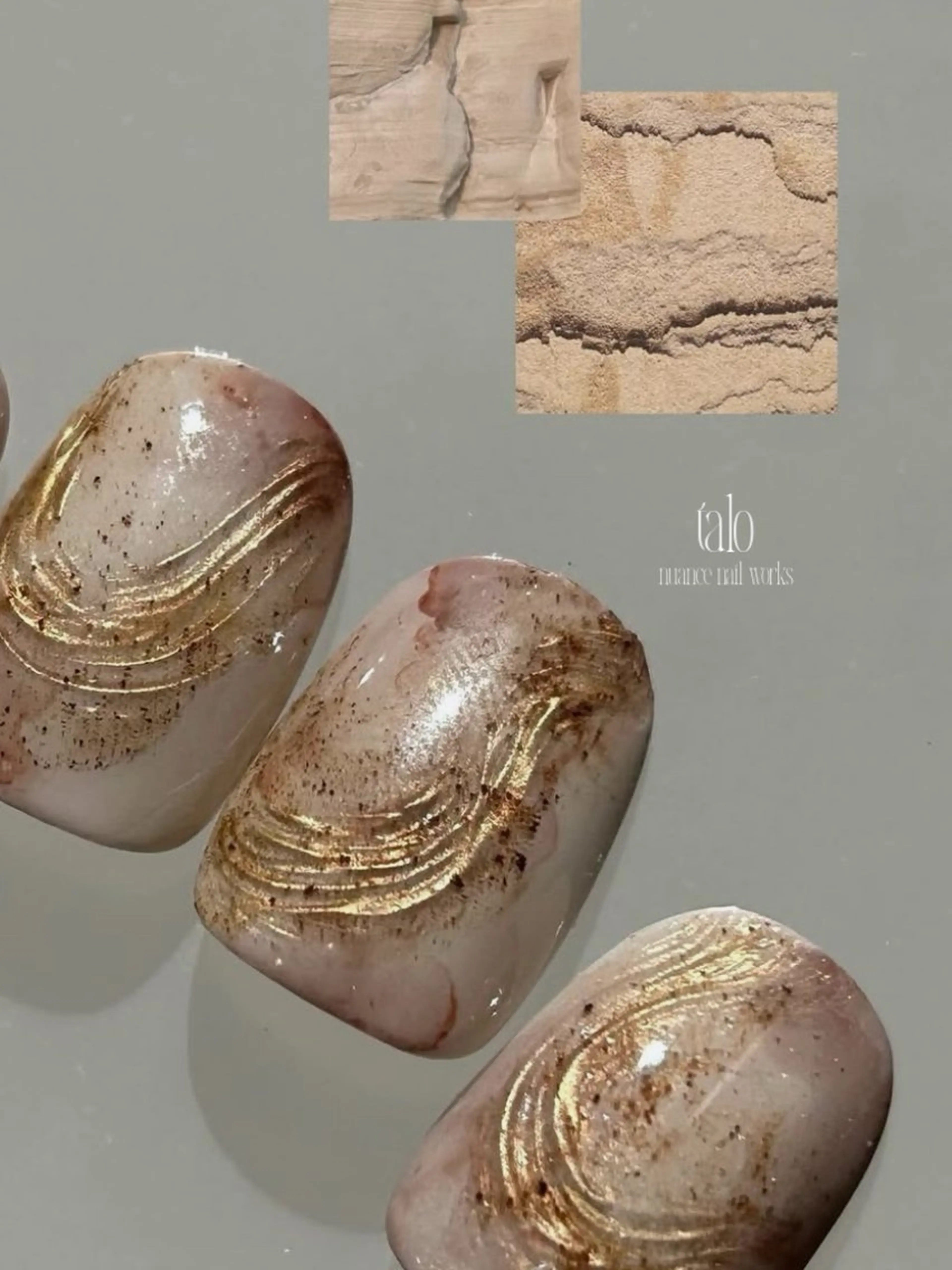 ネイル アートネイル ニュアンスネイル ぷっくりネイル ハンドネイル ハンドケア talo .のネイルデザイン