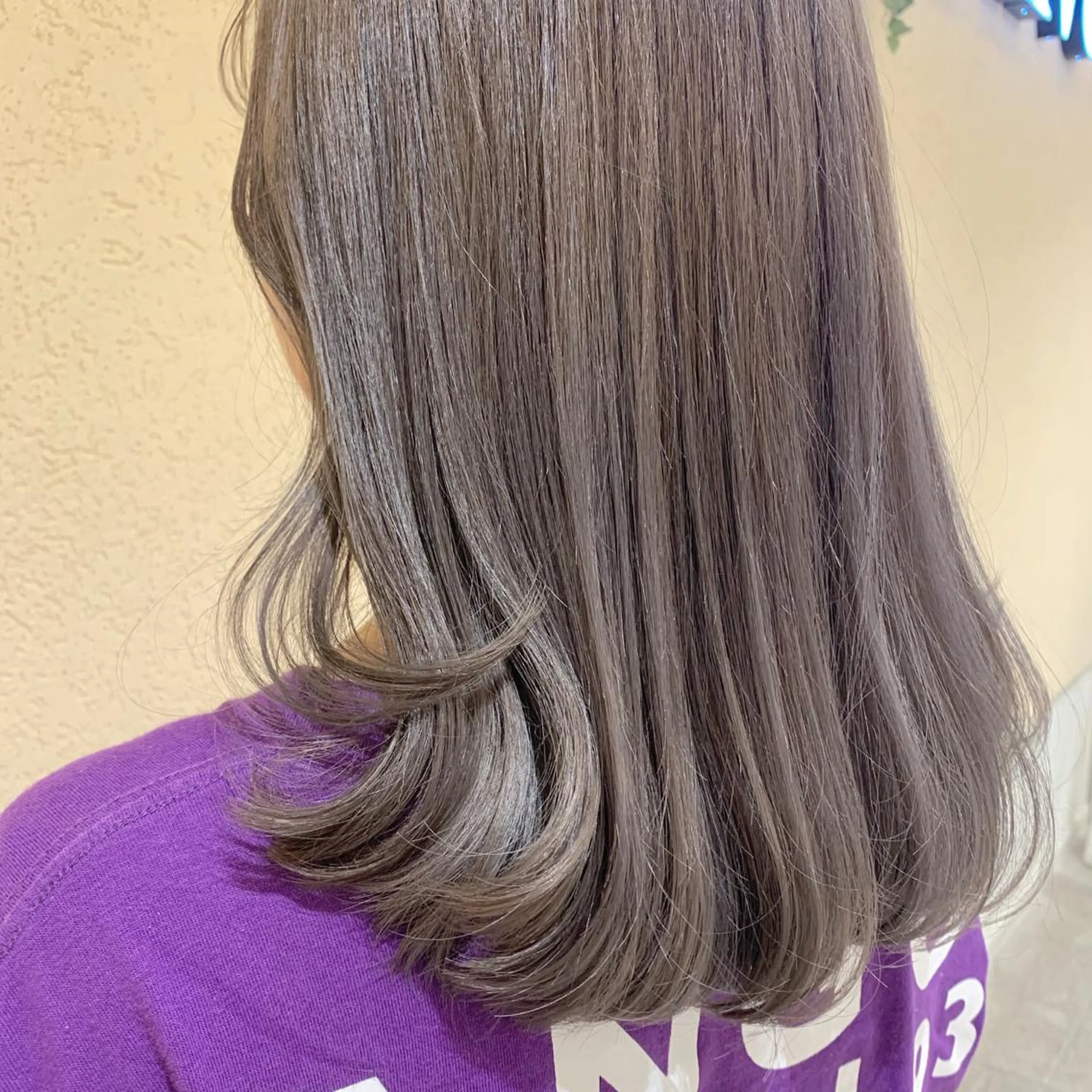 カラー アッシュ アッシュグレー アッシュグレージュ ブリーチ グレージュ GO TODAY SHAiRE SALON所属・𝒢𝒾𝓇𝓁𝓎 ⑅　𝓎𝓊𝓀𝒶のヘアスタイル