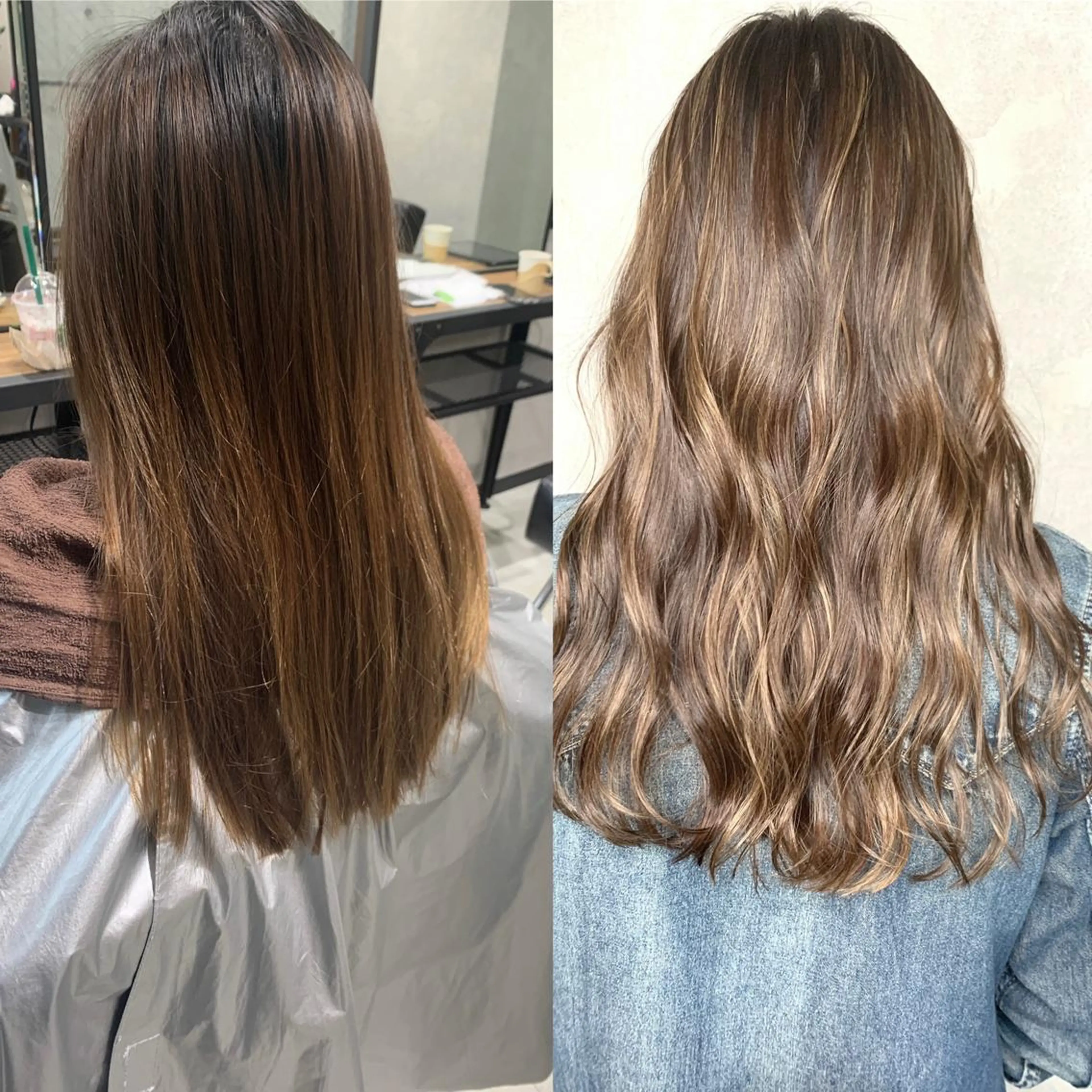 ロング カラー ヘアカラー 岡崎勇人/レイヤー/ 韓国/ケラチンTRのヘアスタイル