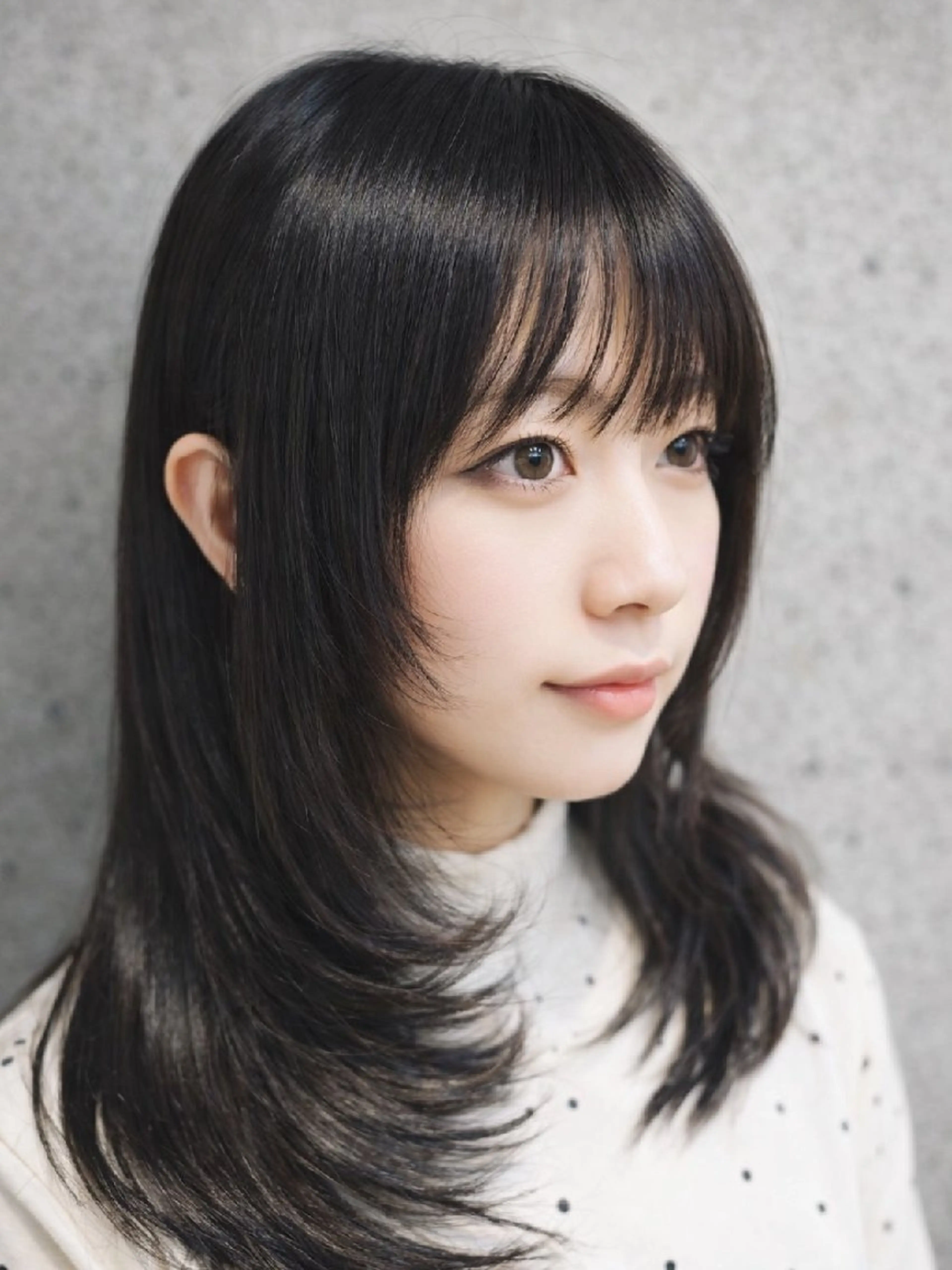 セミロング カラー レイヤーカット カット ヘアカラー トリートメント terra✂️川嶋 大輔のヘアスタイル