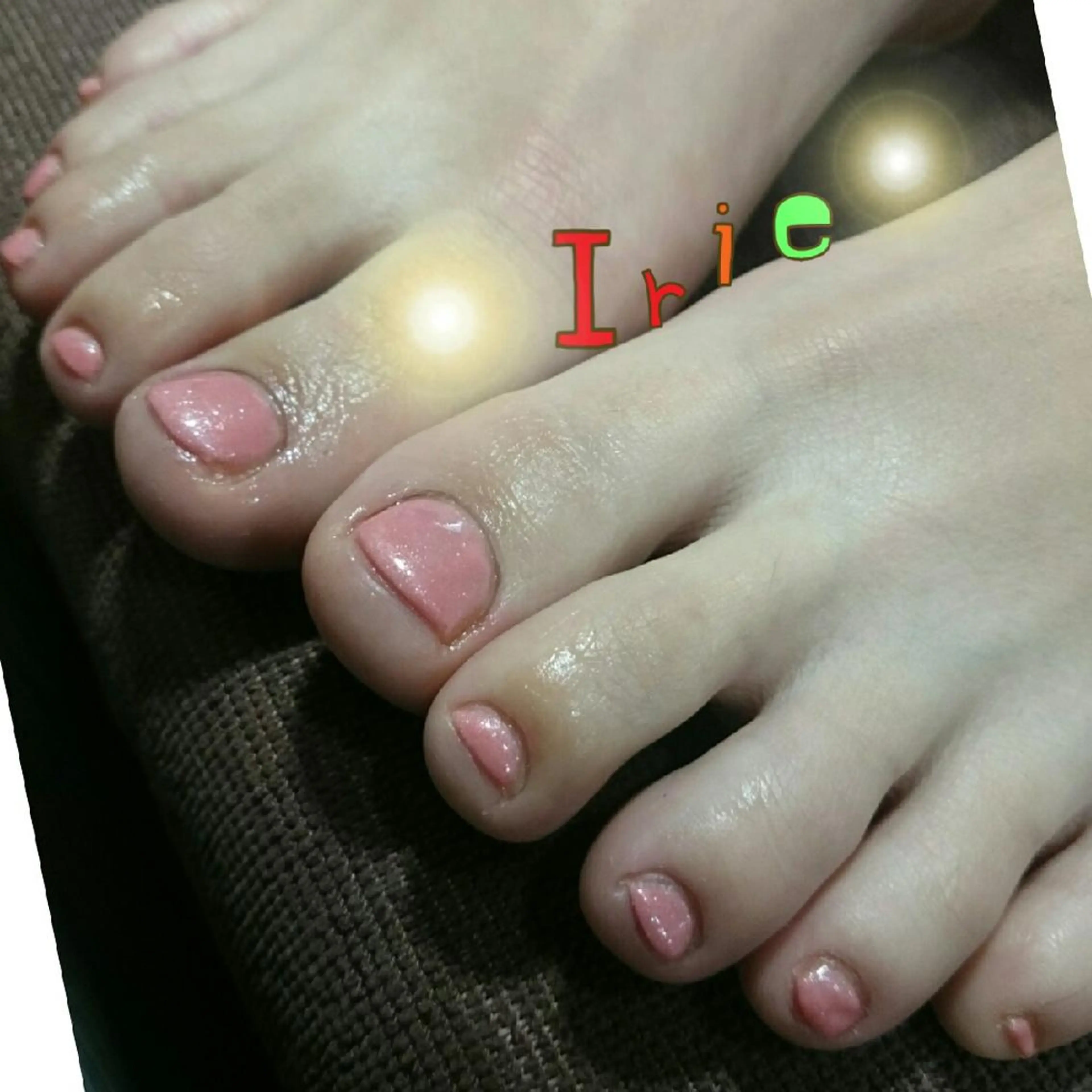 カラー パーマ ヘアアレンジ メンズ キッズ ネイル フットネイル ジェルネイル シンプルネイル フットネイル Hair salon Irie所属・與儀 知佳のネイルデザイン