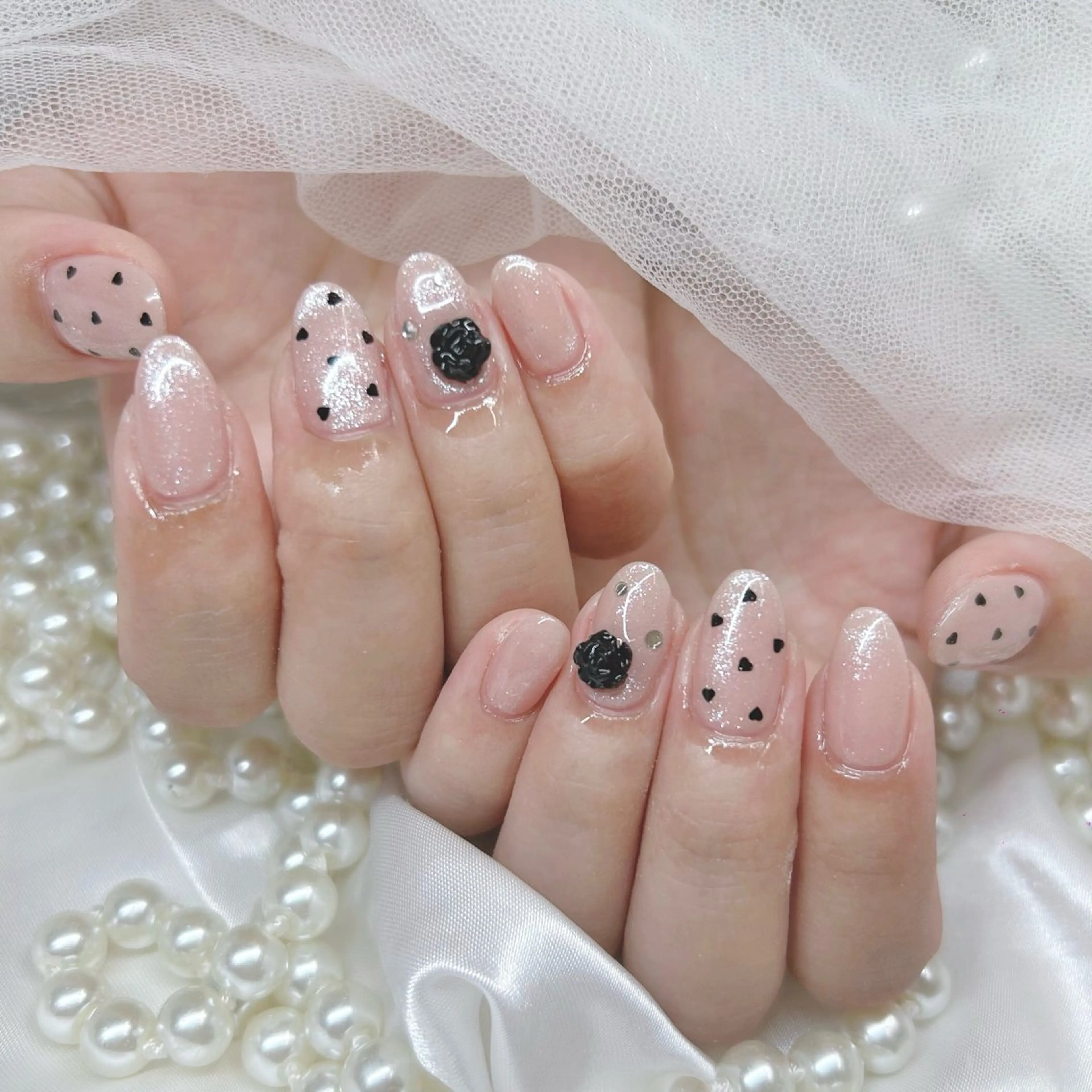 ショート ハンドネイル Nailsalon Angeのネイルデザイン