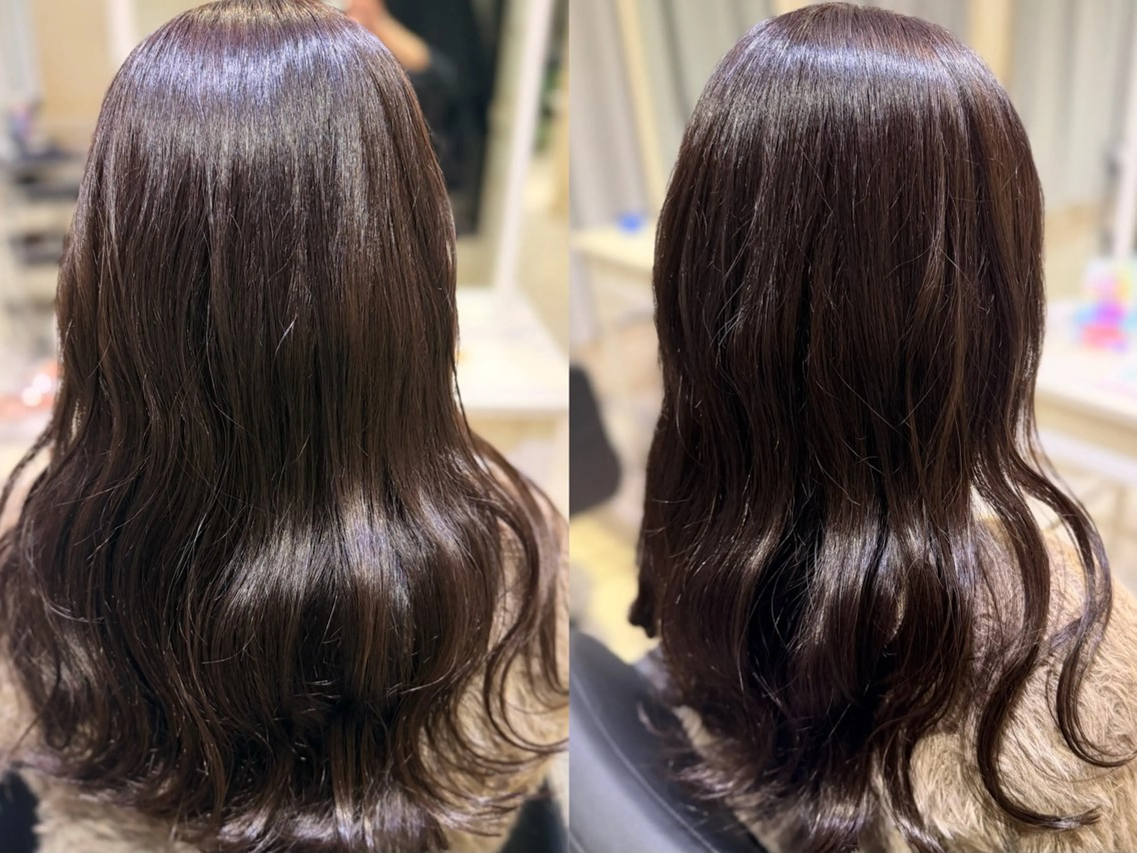 セミロング カラー 艶髪✨　徳丸 瞭のヘアスタイル