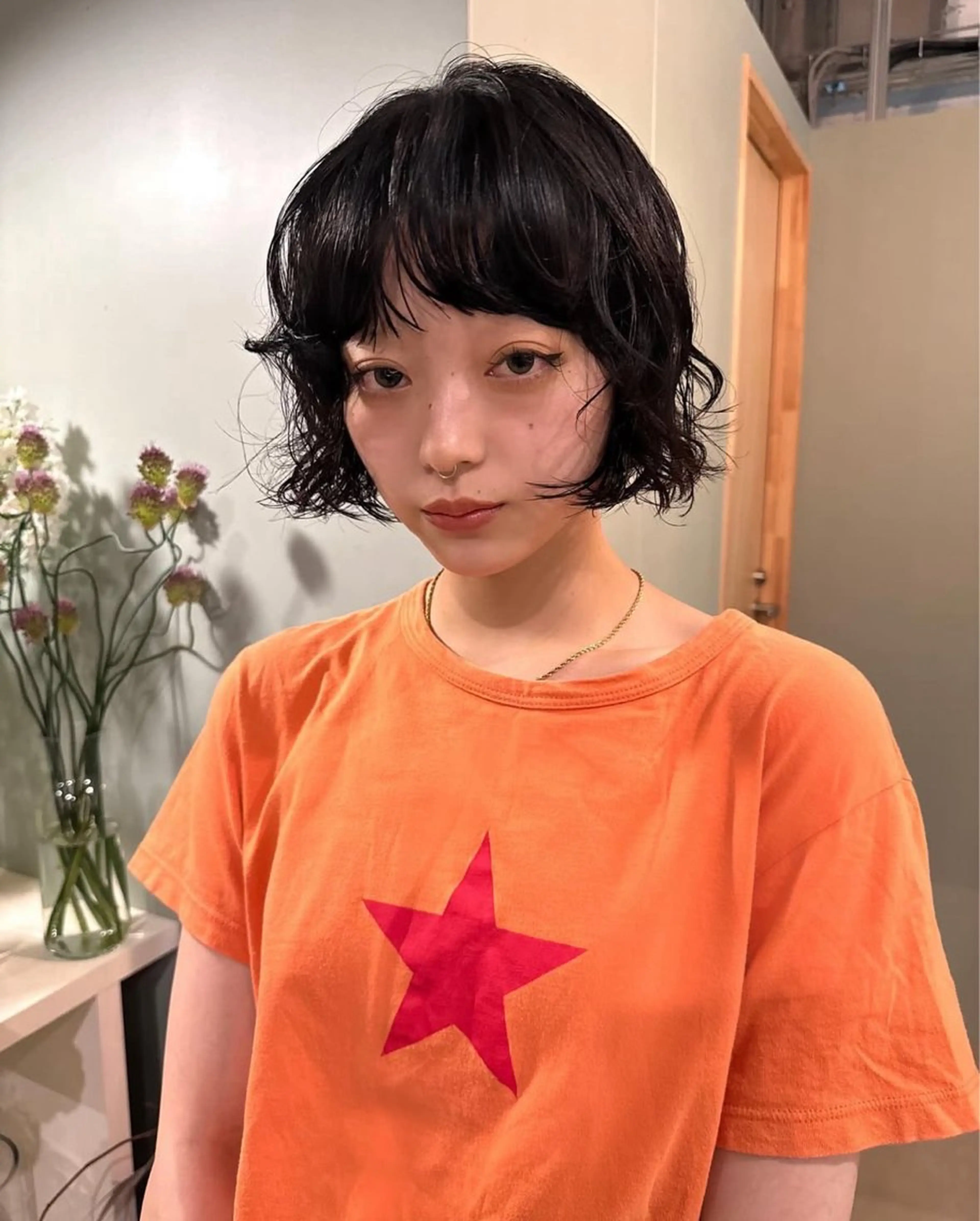 ショート パーマ カット パーマ misa___boo MISAのヘアスタイル