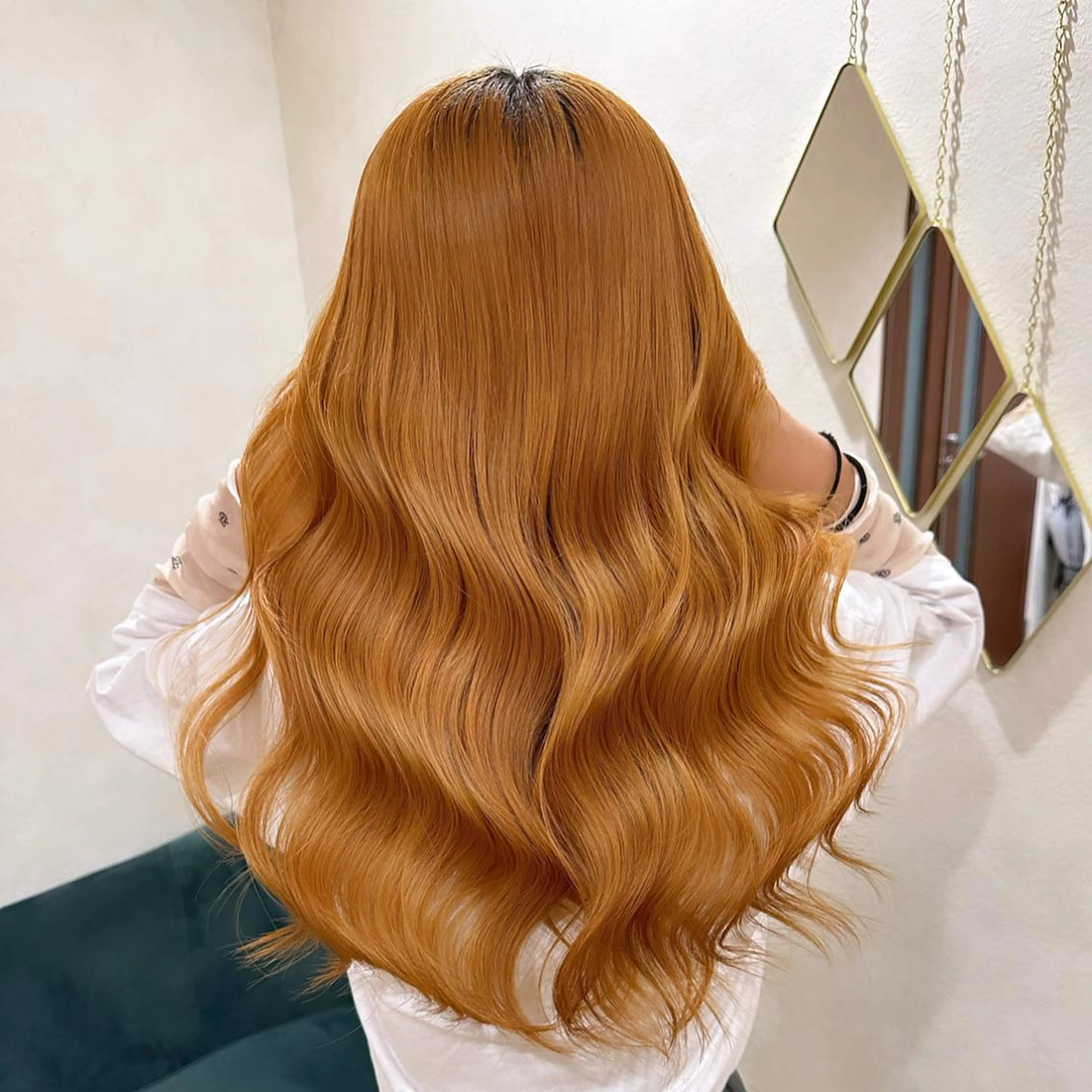 ロング カラー ヘアアレンジ 韓国ヘア/レイヤー Londエレンのヘアスタイル