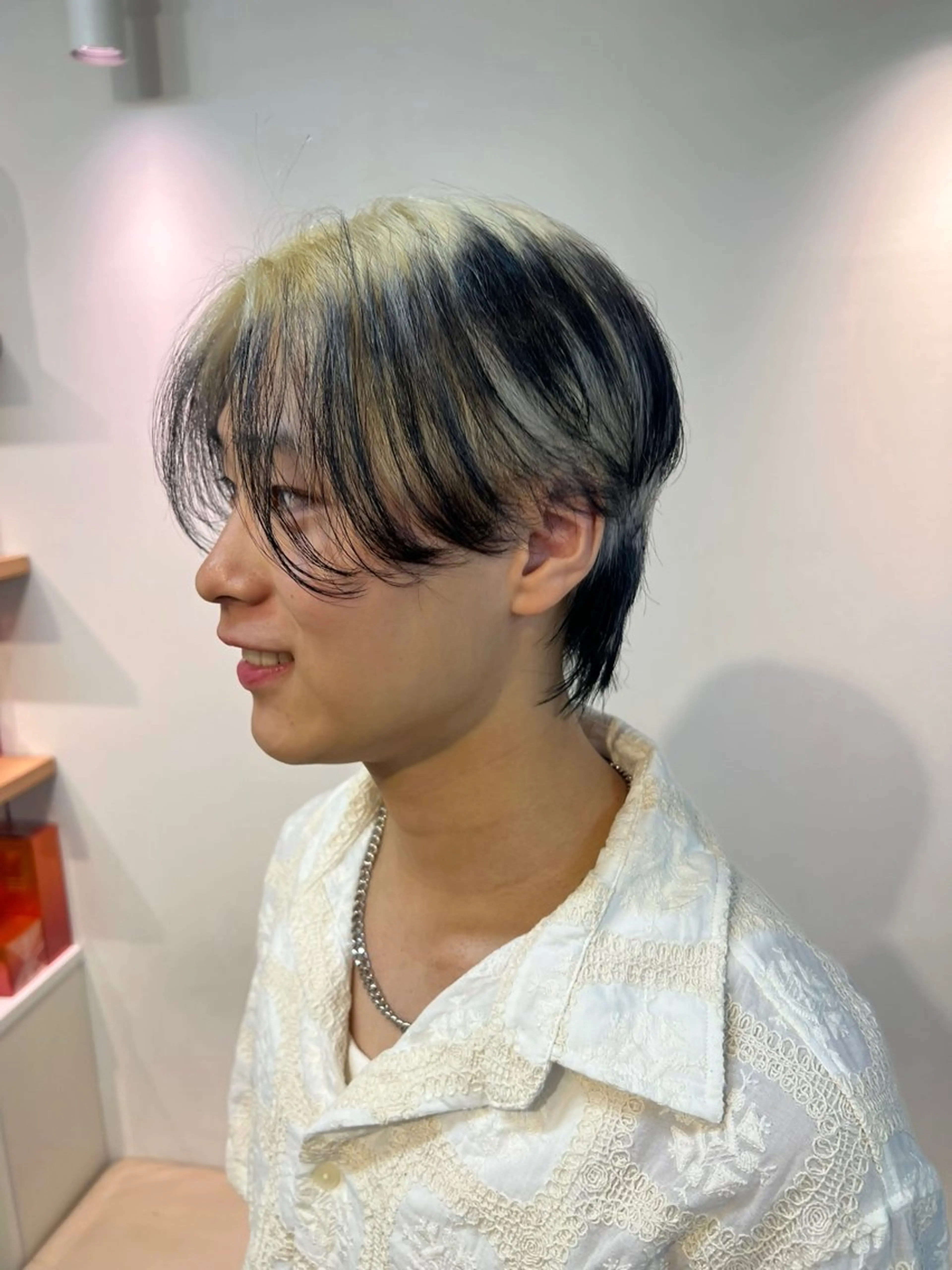 メンズ センターパート Omnis所属・山中 欧輔のヘアスタイル