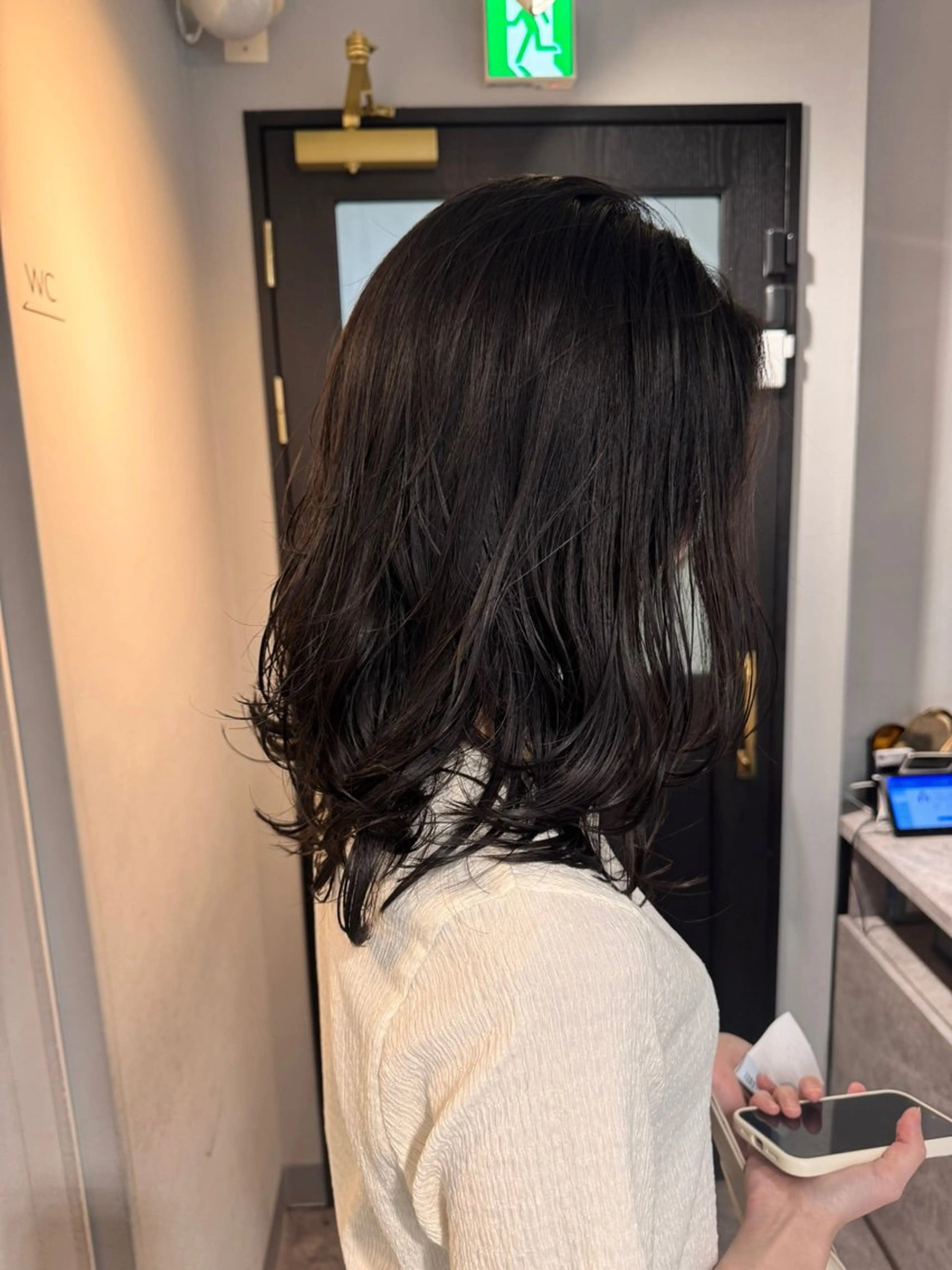 セミロング セミロングパーマ カット パーマ トリートメント ブリーチ／デザイン／ 🫟Rurika🫟のヘアスタイル