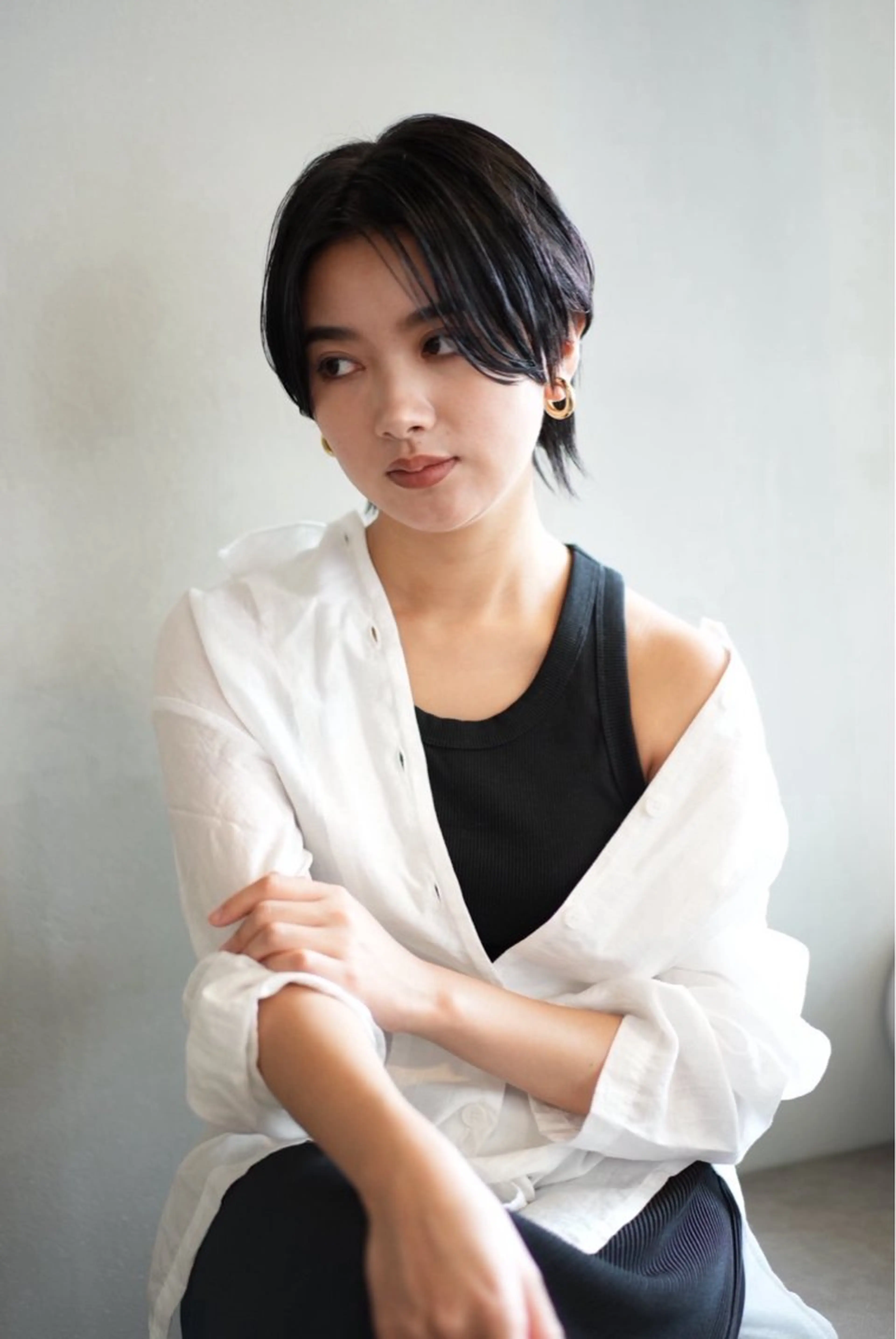 ショート カラー 八幡 空乃のヘアスタイル