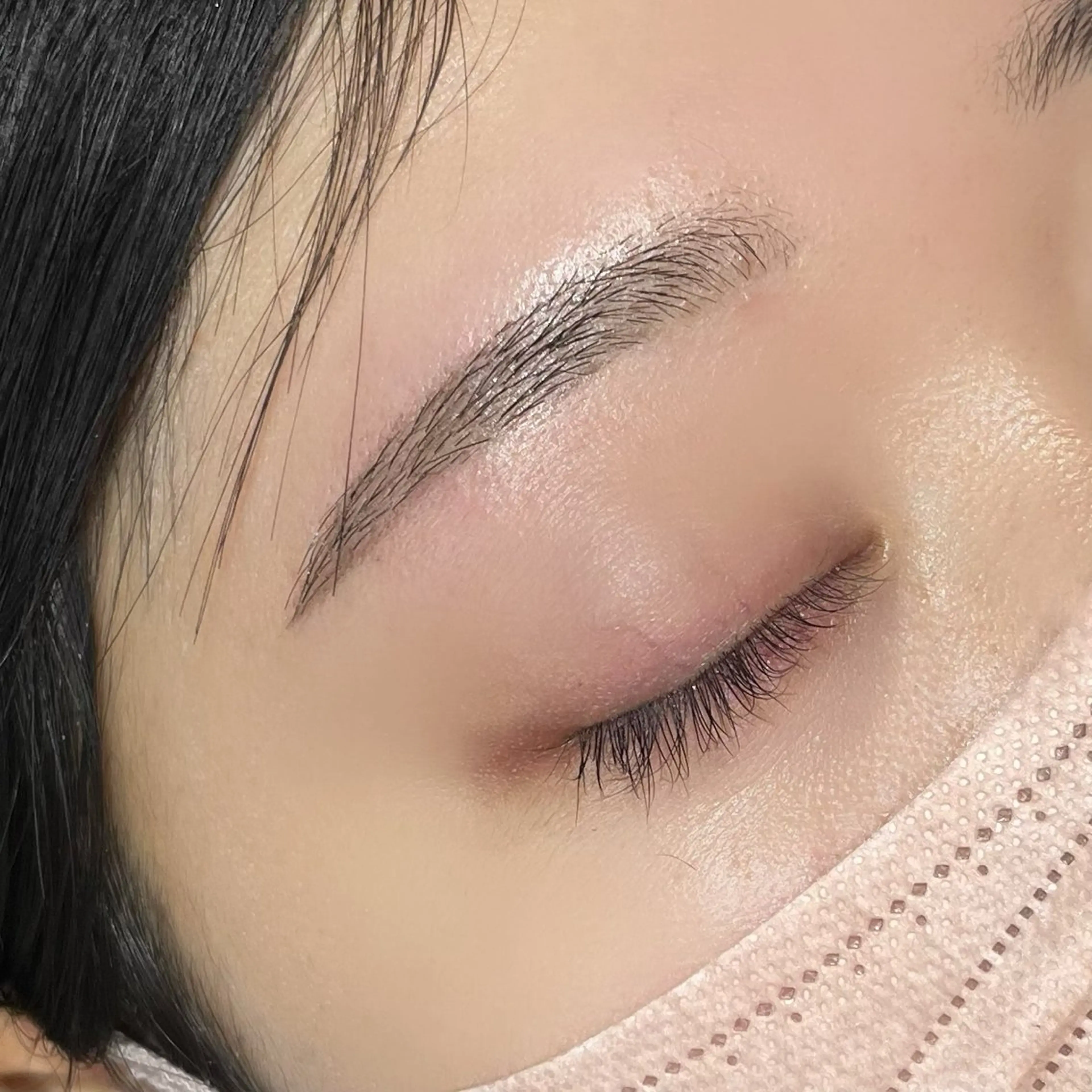 アイブロウ 韓国束感まつげ| MANAMI🧸のマツエク・マツパデザイン