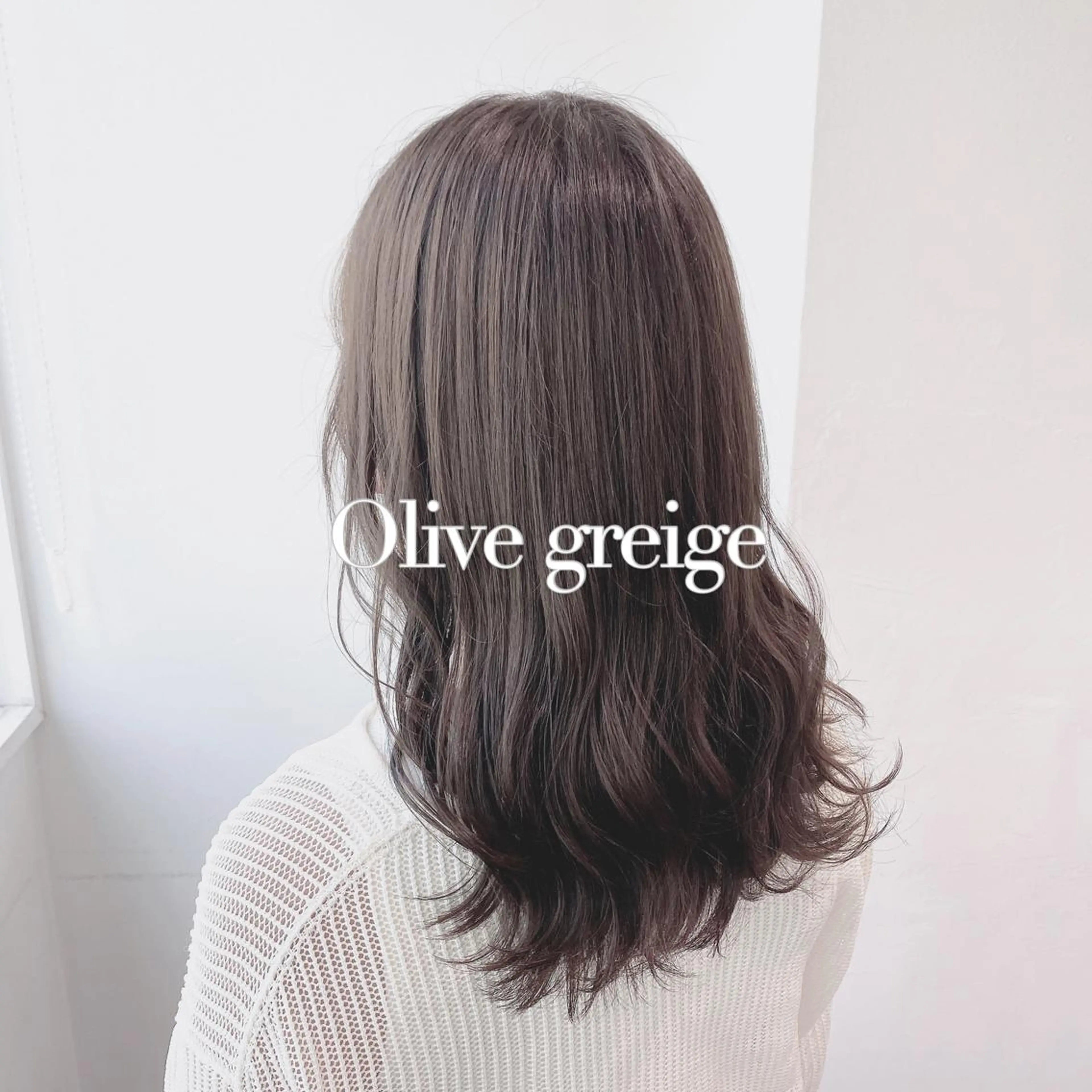 セミロング カラー ヘアアレンジ 透明感カラー 髪質改善 韓国レイヤー🕊️ 柔らかベージュ🧸のヘアスタイル