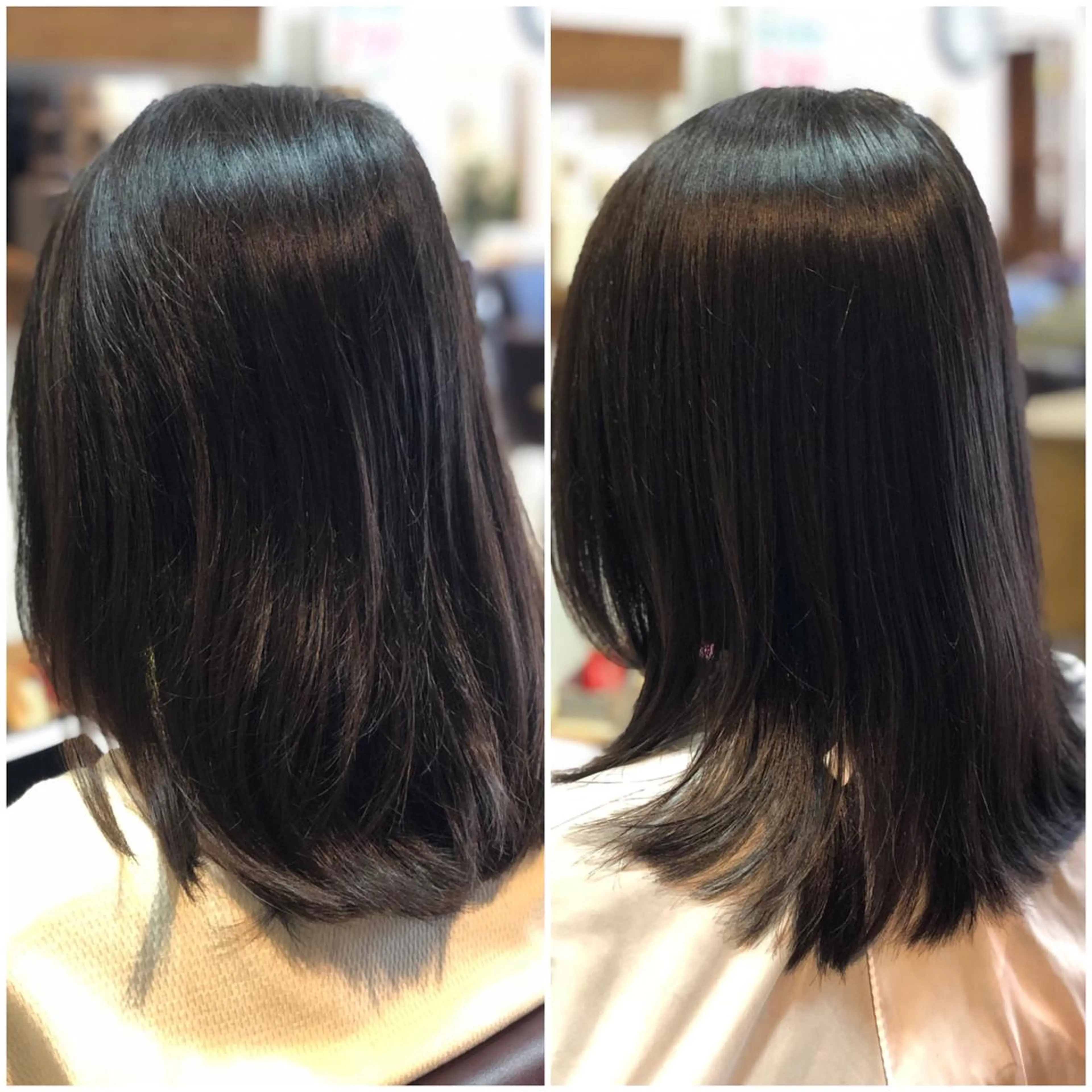 セミロング カット トリートメント 戸津川 隆人のヘアスタイル