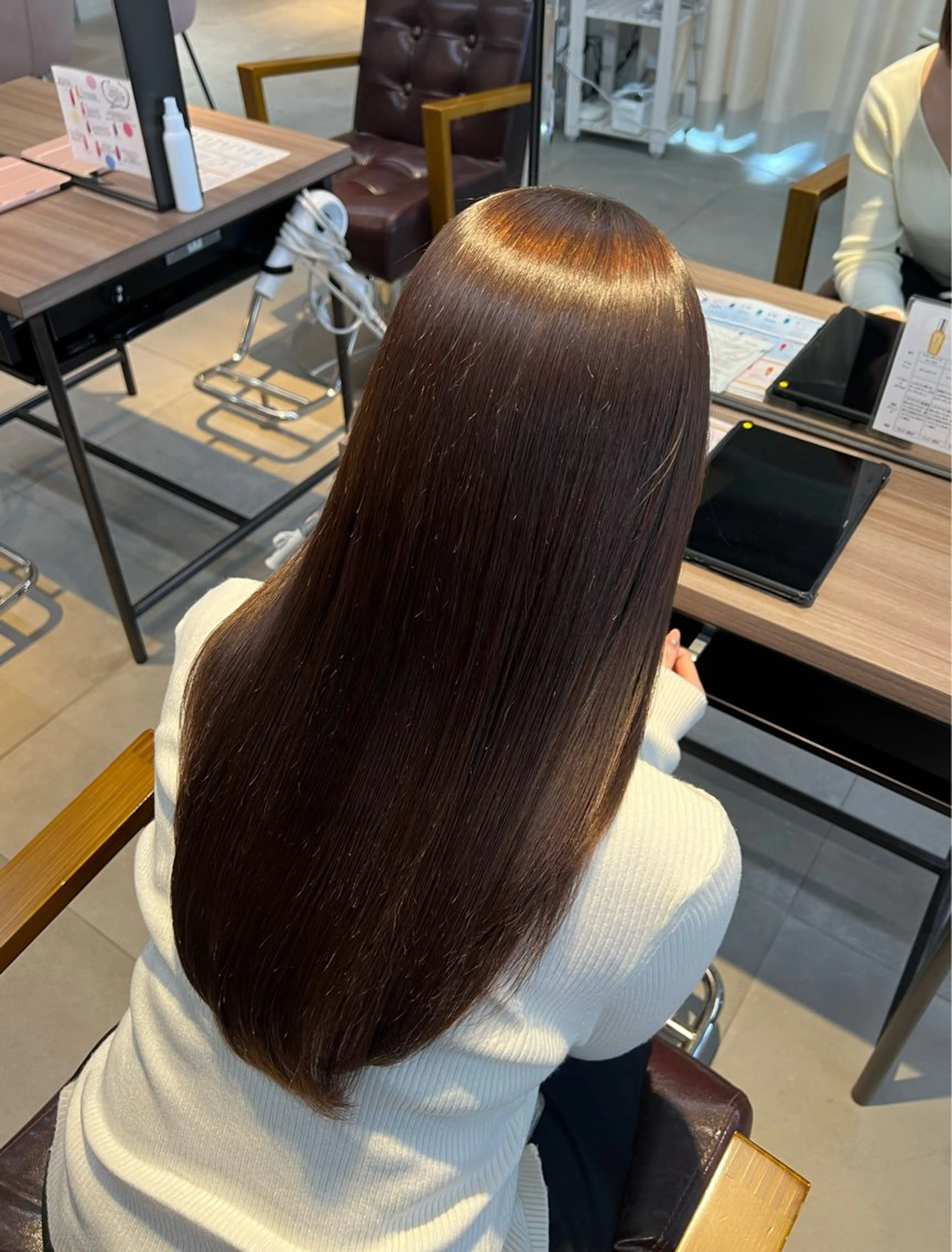 ロング 縮毛矯正 Kako🫧⭐️ アシスタント/モデルのヘアスタイル