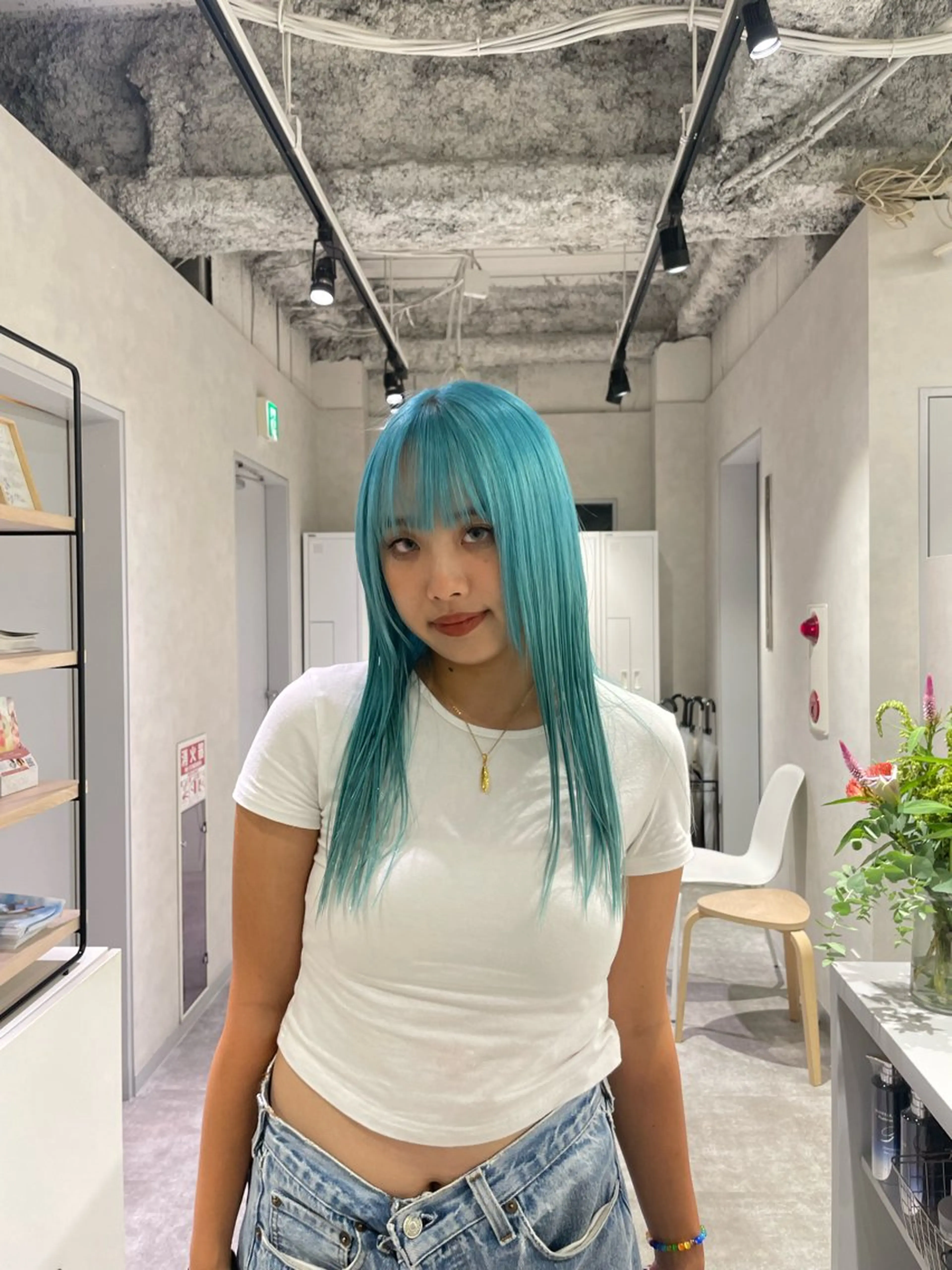 カラー モデル募集中/西梅田 かえで🎀のヘアスタイル