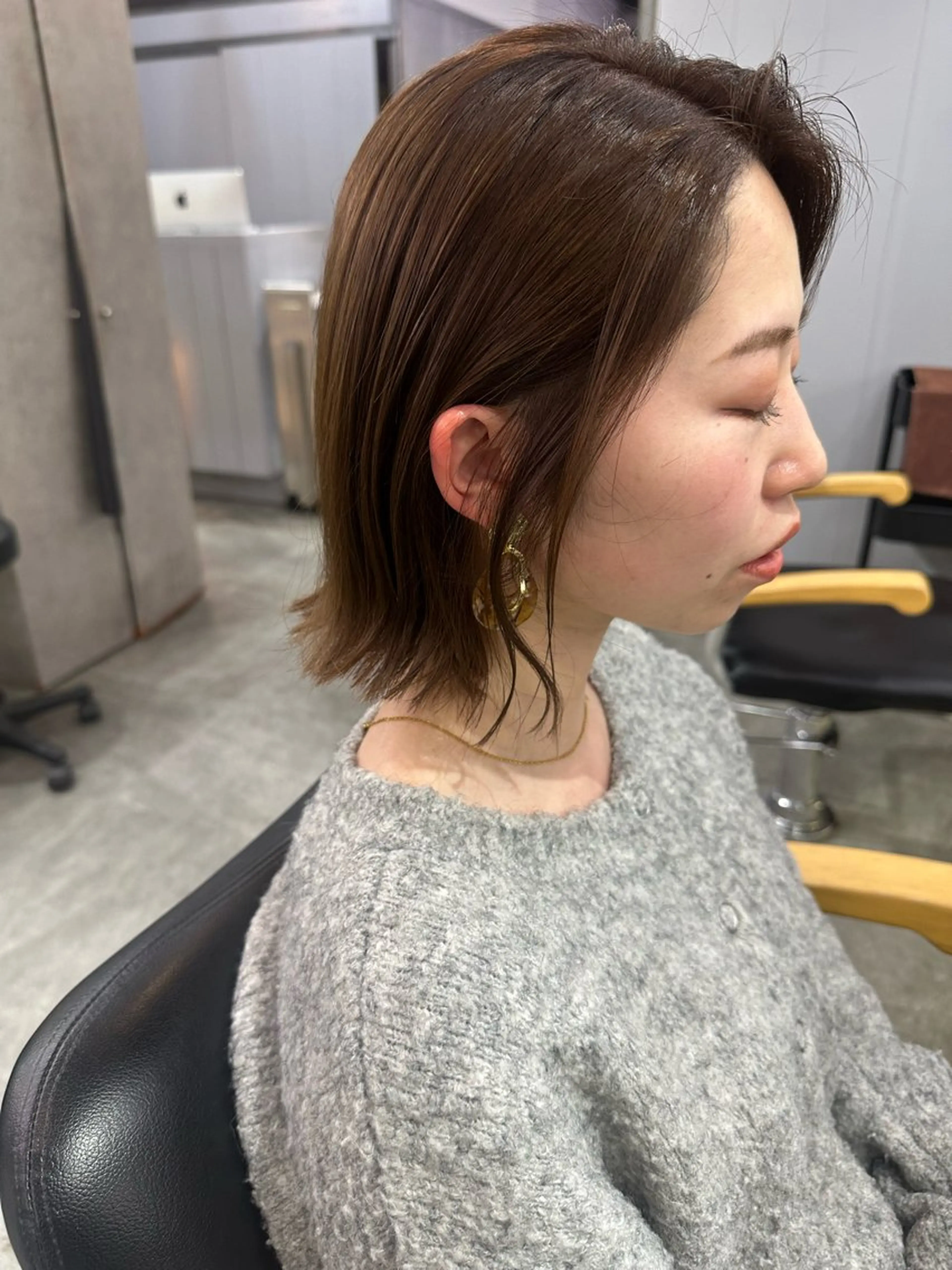 ショート カラー カット ヘアカラー トリートメント 縮毛矯正/髪質改善/ レイヤー代々木/木下のヘアスタイル