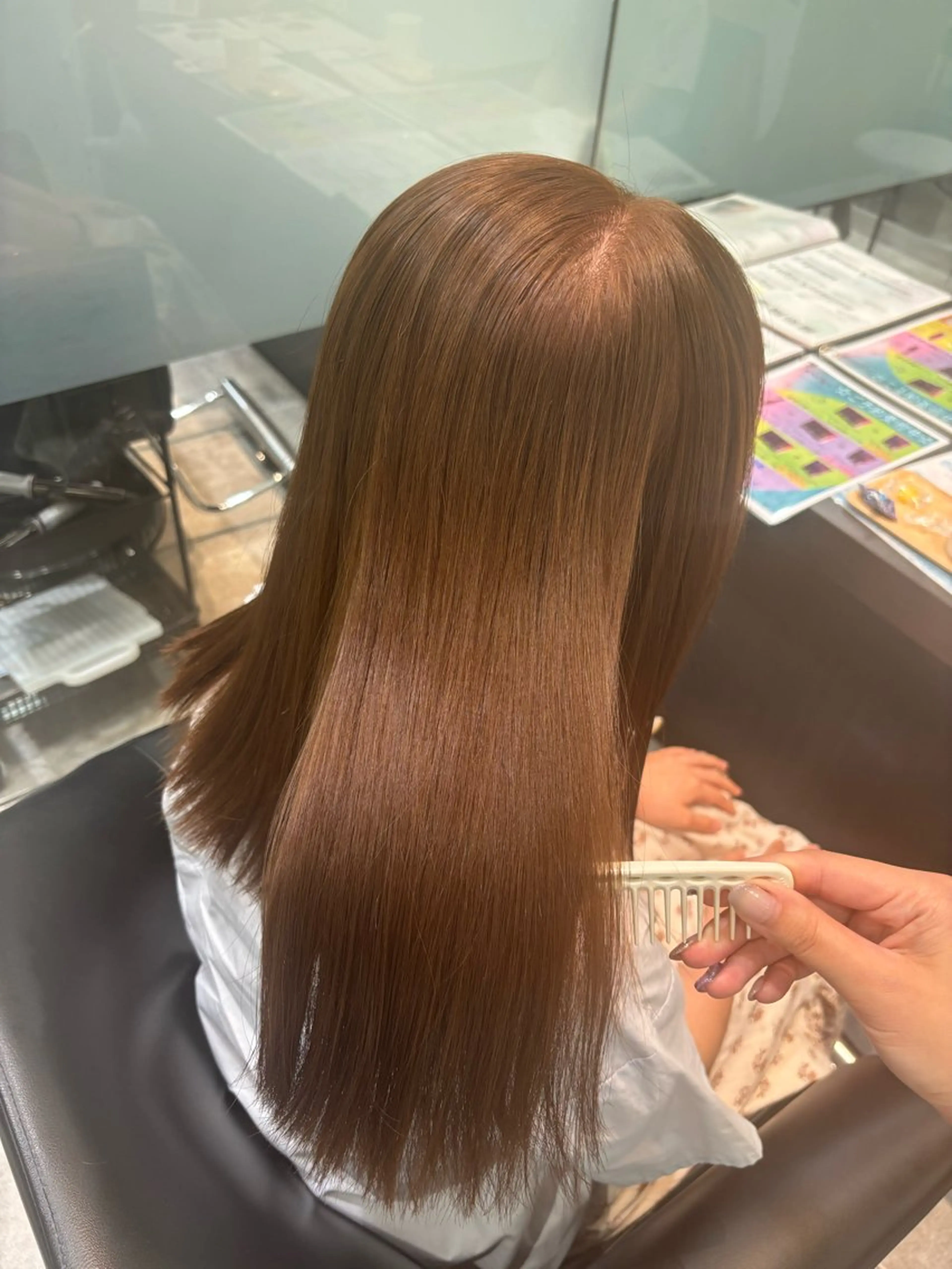 ロング 林 美月のヘアスタイル