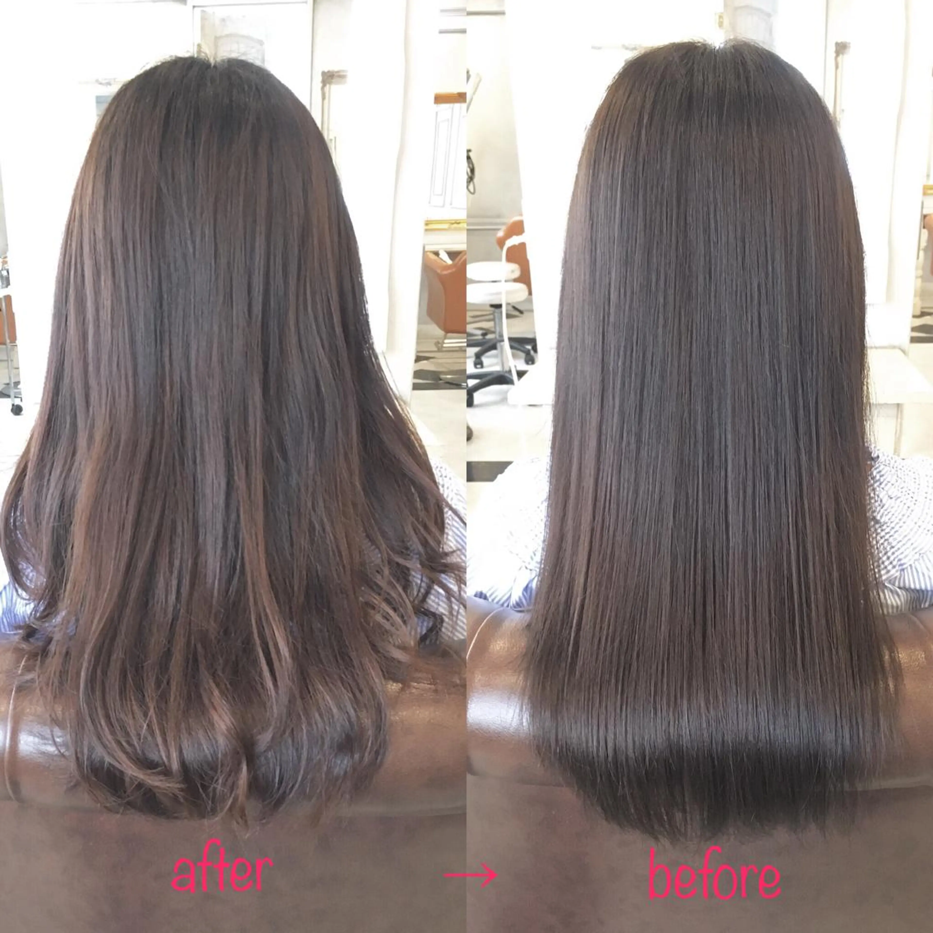 ロング 縮毛矯正&髪質改善 MAILHAIRのヘアスタイル