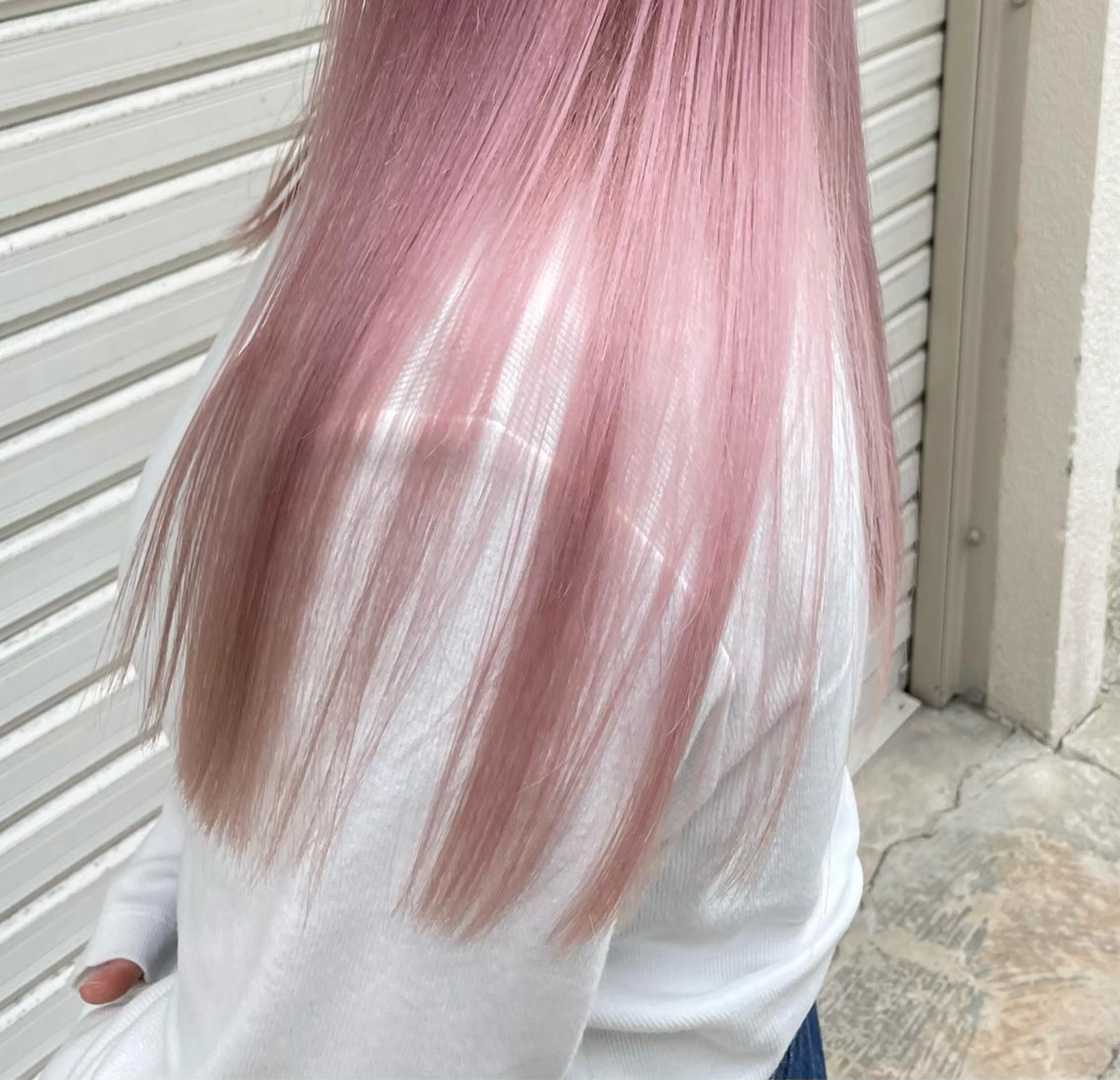 ロング カラー ブリーチカラーが人気 onnuのヘアスタイル