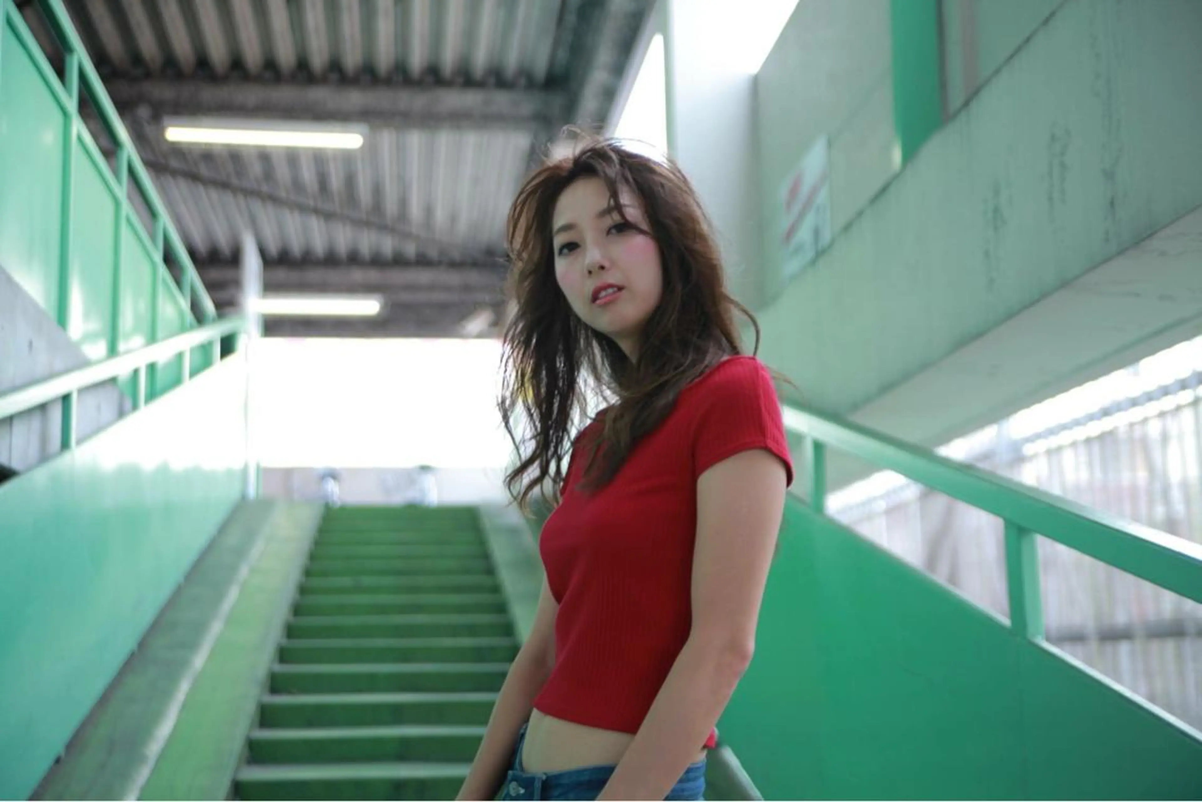 ロング カラー ヘアアレンジ knock【ノック】所属・烏丸韓国ヘア🇰🇷 ayaka🎀のヘアスタイル