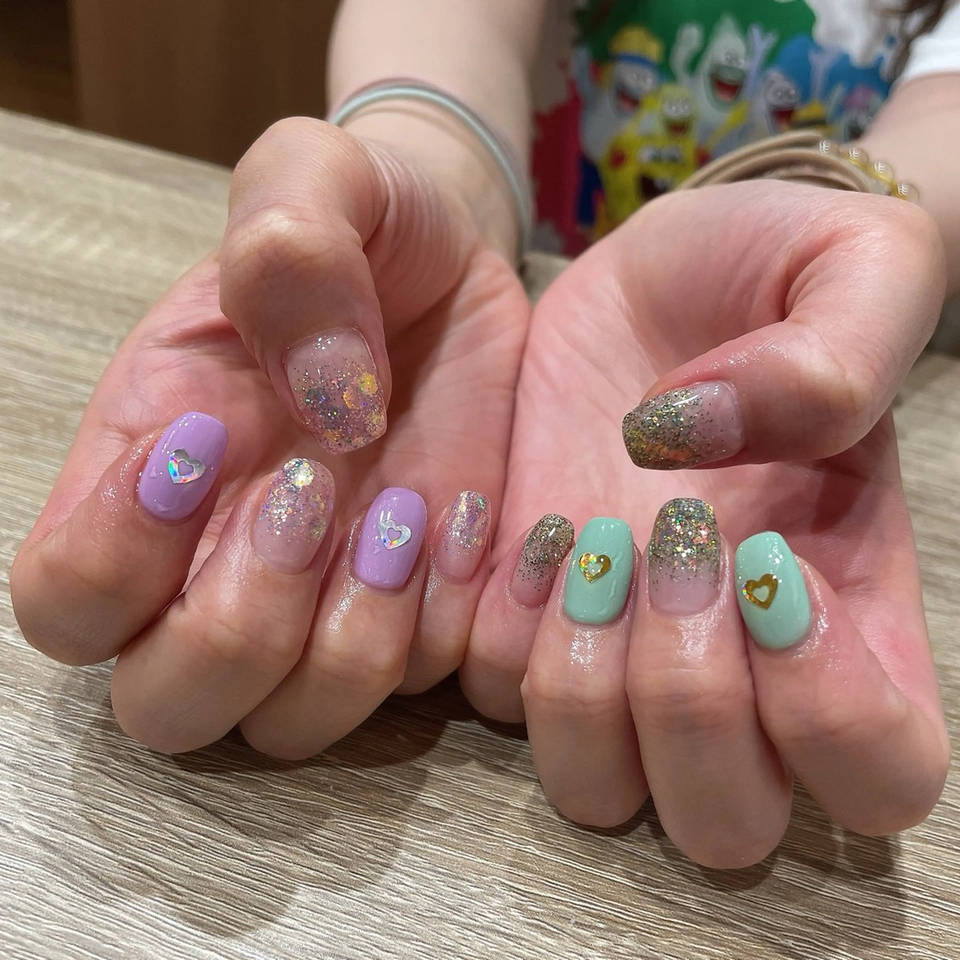 ネイル ラメ(グリッター) ハンドネイル liberté所属・liberté🫧 新小岩のネイルデザイン