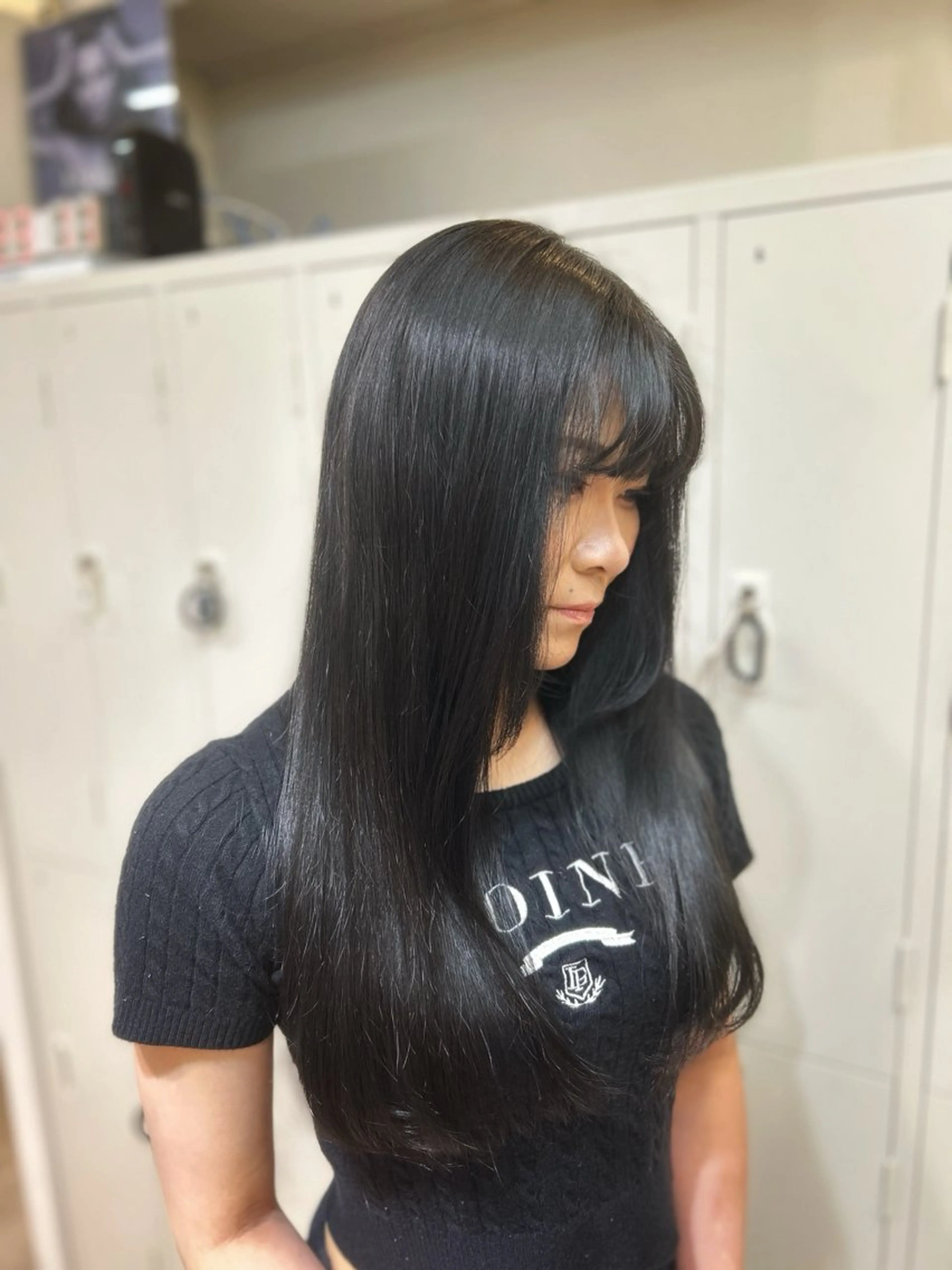 ロング カット トリートメント collet岩崎駿王 /ハイトーン/艶髪のヘアスタイル