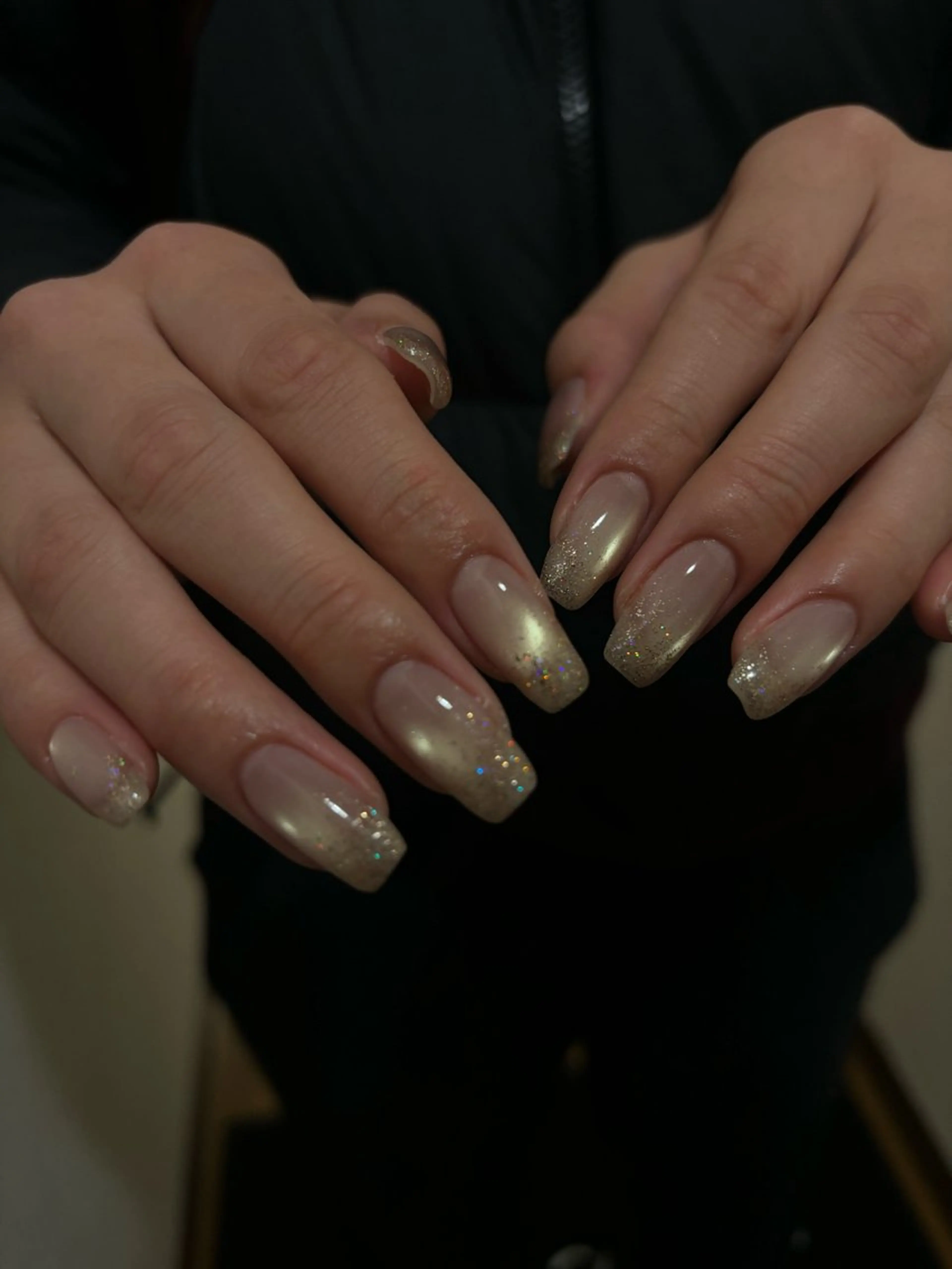 ネイル ラメ(グリッター) ラメグラデーション ハンドネイル nail salon Howdyのネイルデザイン