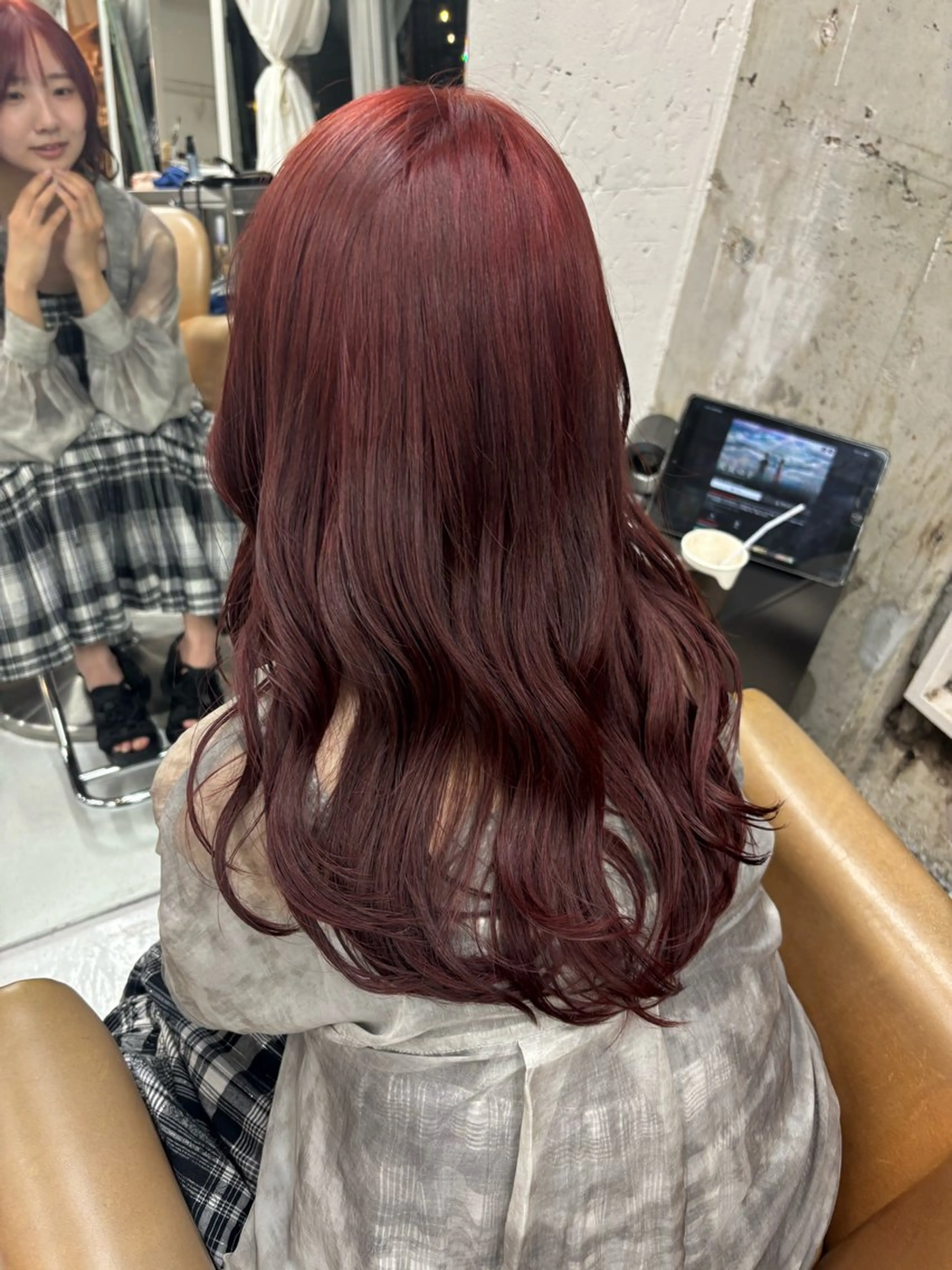 カラー 暖色カラ-ෆ˚顔周り 🎀ོ白岩亜実🎀ོのヘアスタイル