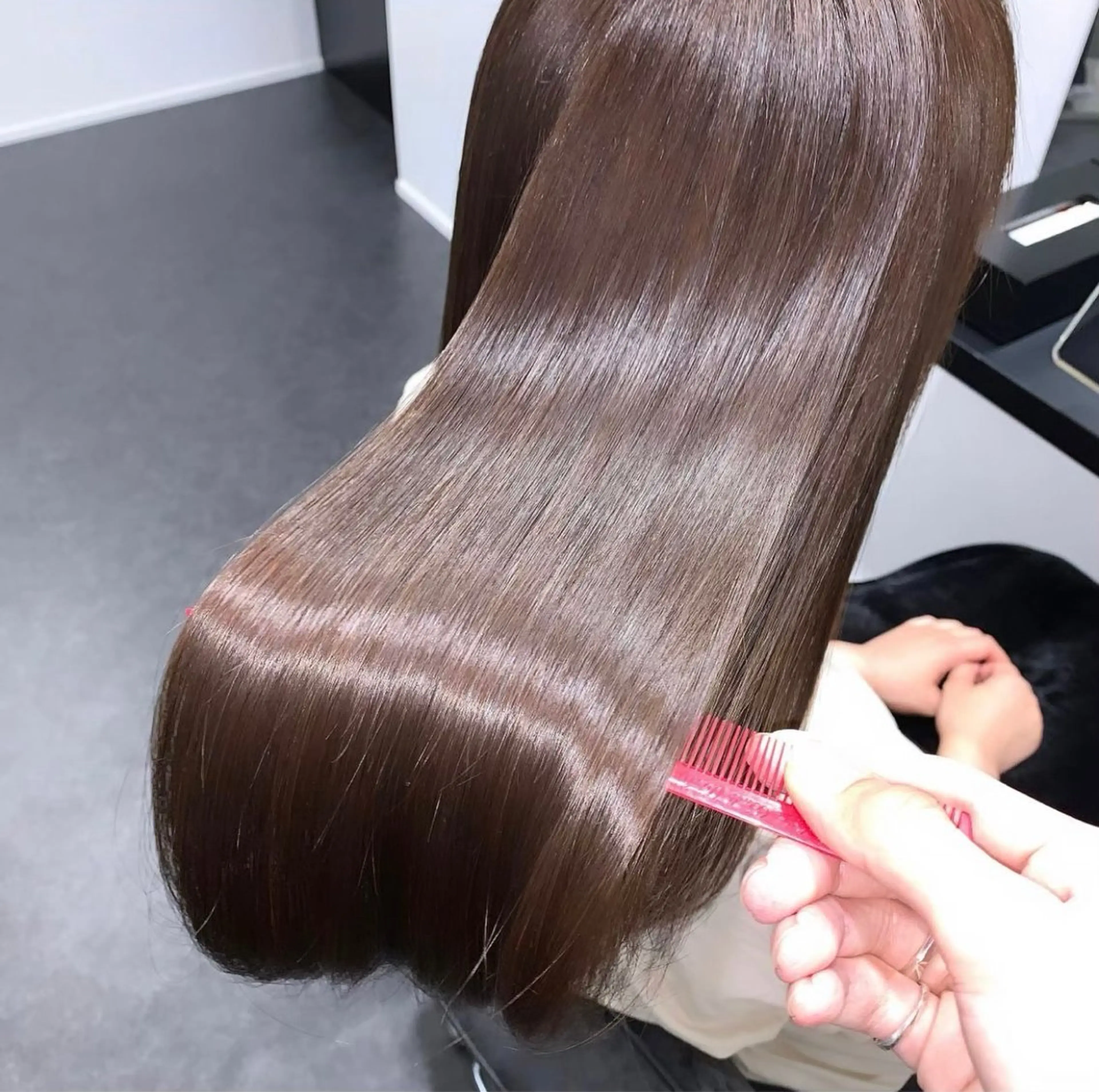 【🩶大人気メニュー🩶】縮毛矯正➕幹細胞トリートメント✮の写真