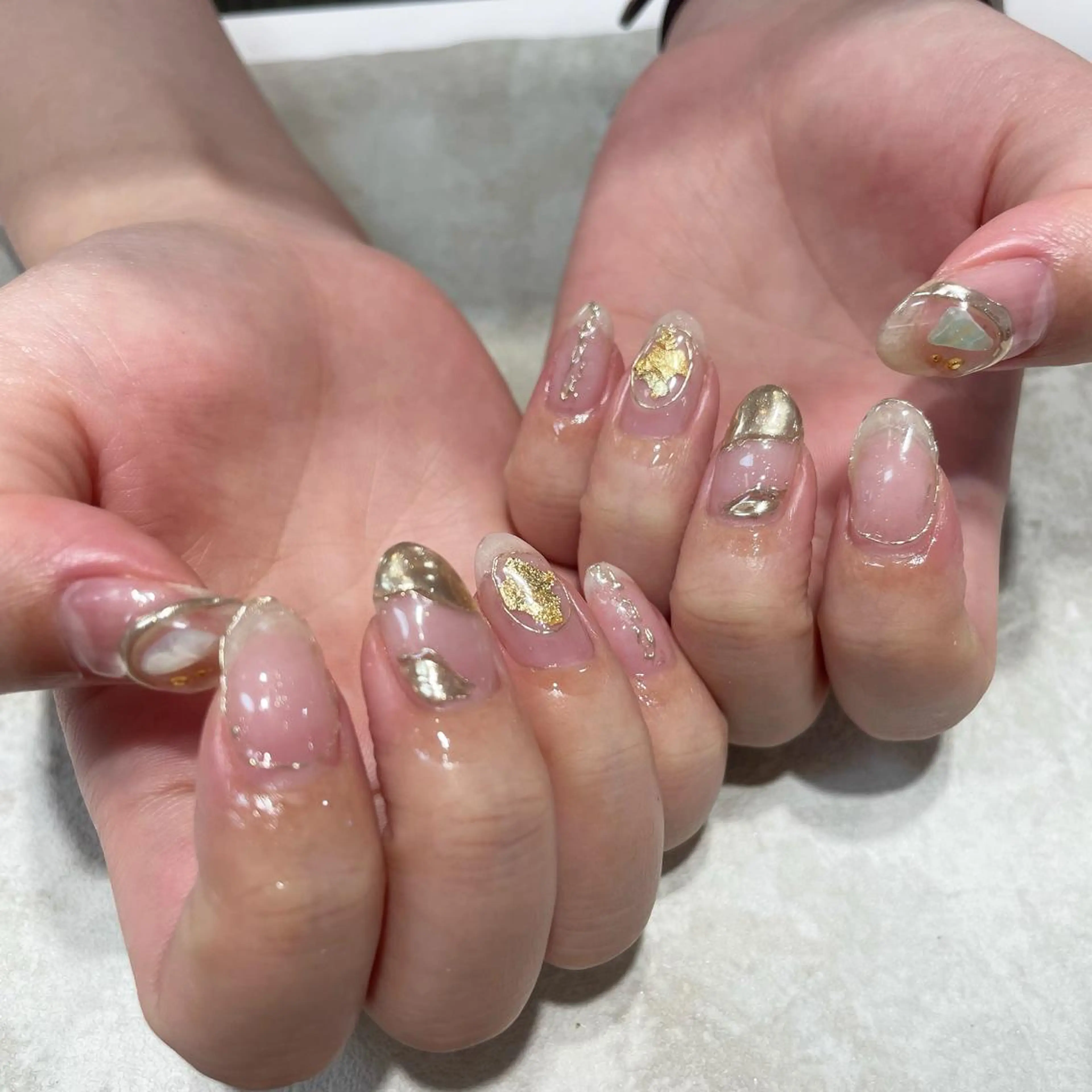 ネイル ミラーネイル rina eye&nailのマツエク・マツパデザイン