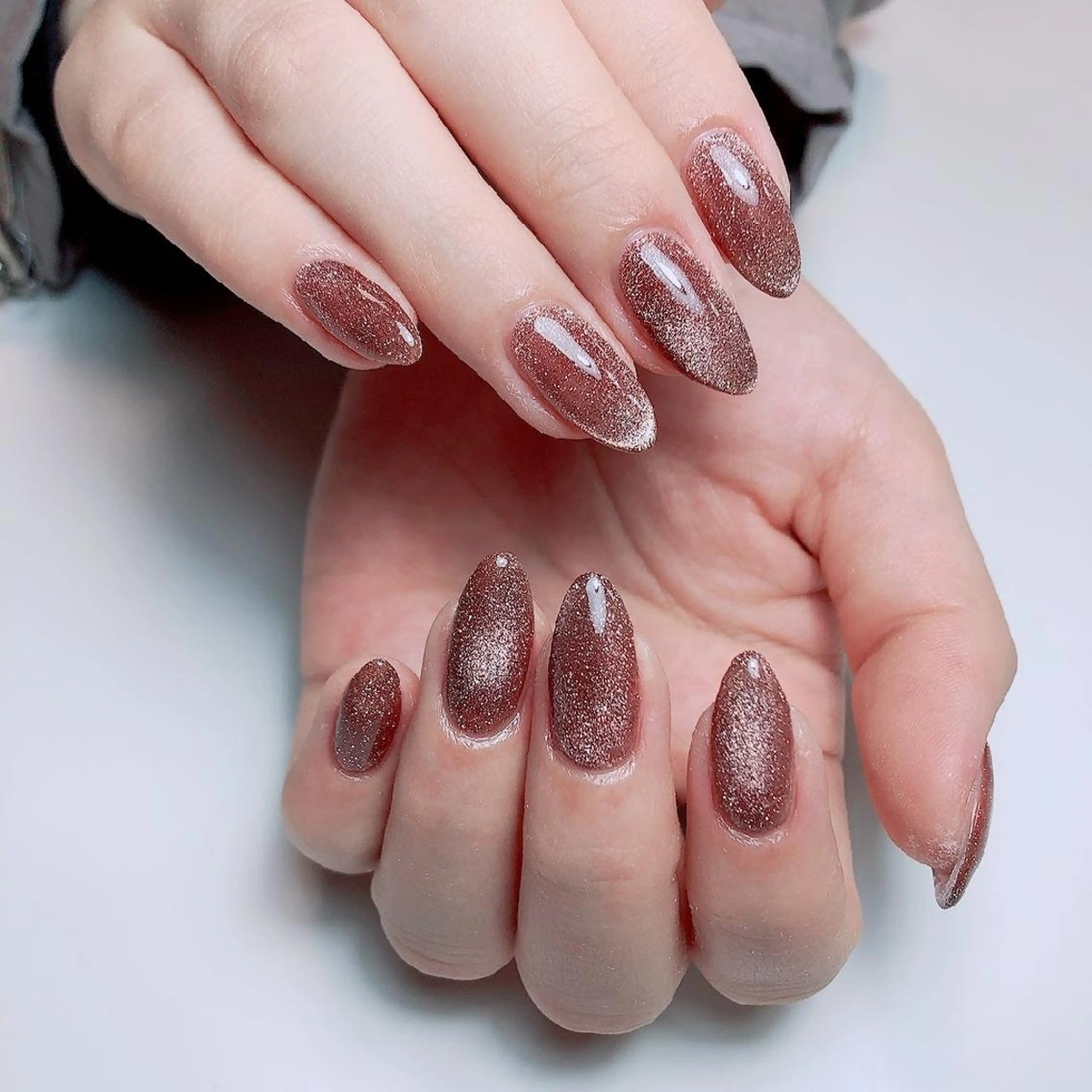 ロング ネイル バレンタイン ☺︎山部 志麻☺︎のネイルデザイン