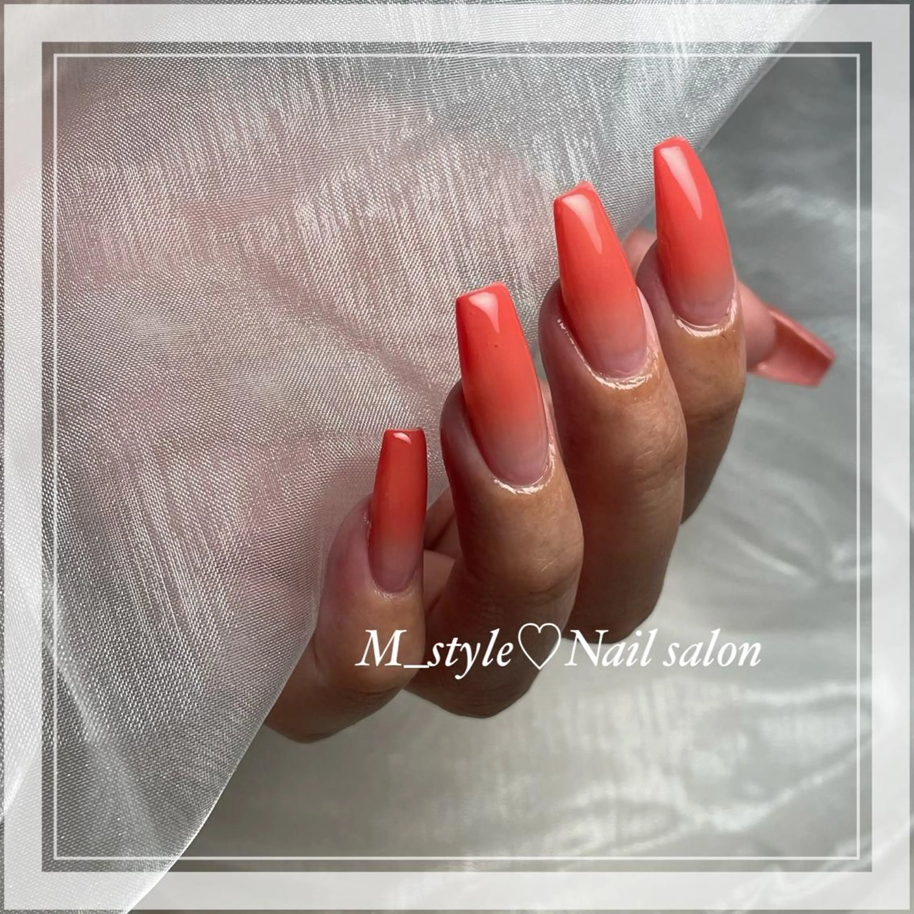 ロング ネイル 下妻市ﾈｲﾙｻﾛﾝ M_styleのネイルデザイン