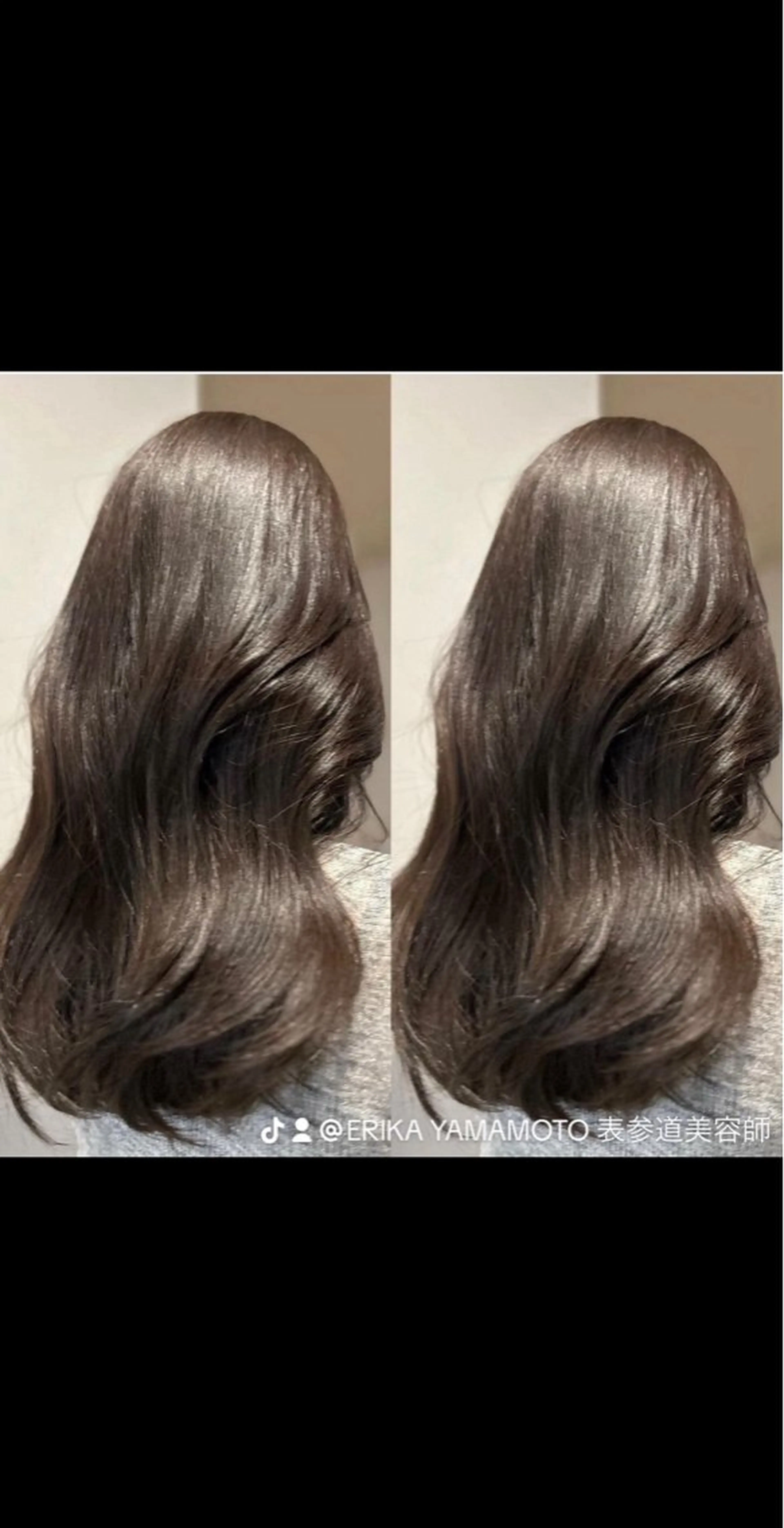 ロング カラー ブリーチ ケアブリーチ 透明感カラー ブリーチなしカラー 韓国風ヘア カット ヘアカラー トリートメント ICY表参道所属・ERIKA YAMAMOTOのヘアスタイル