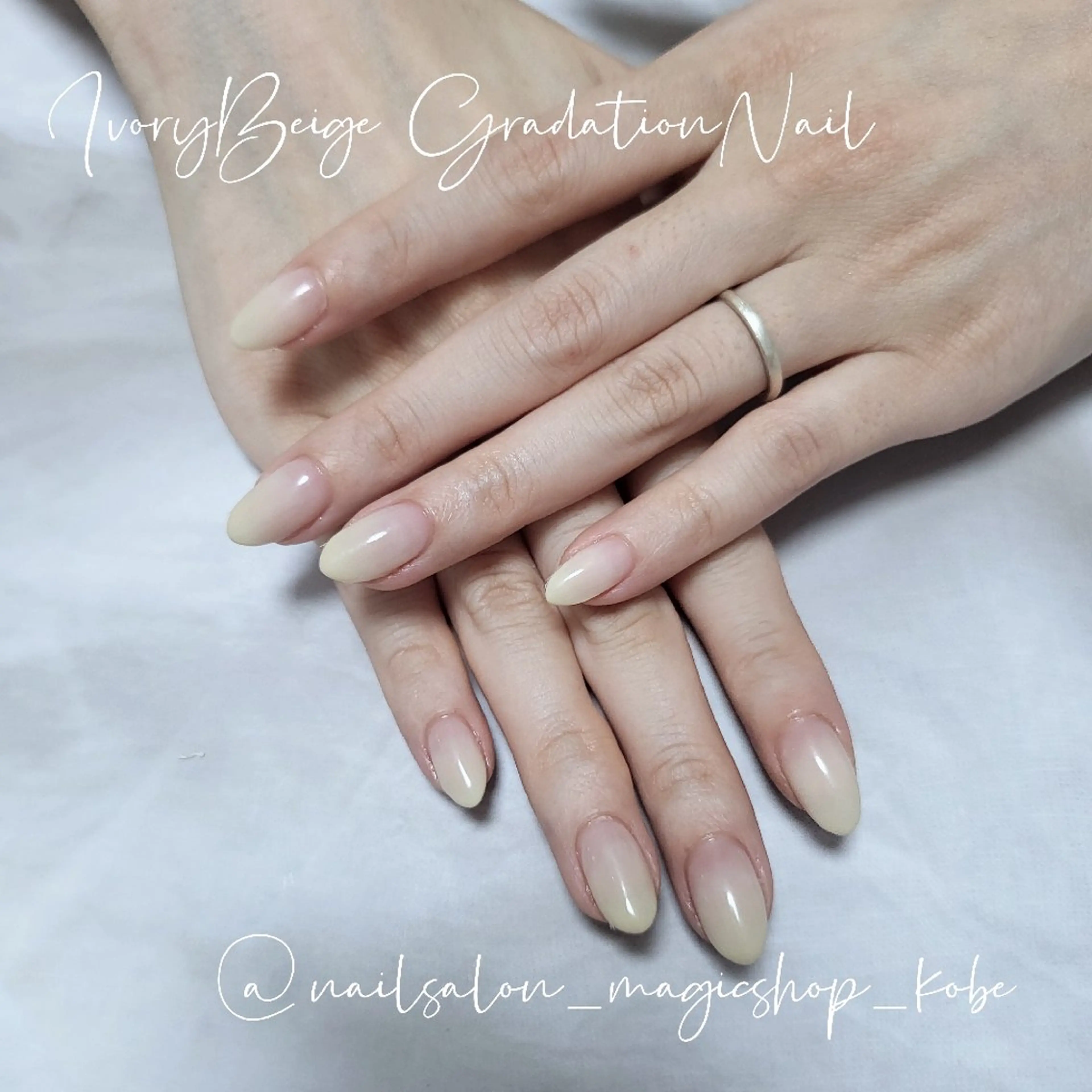 ネイル ジェルネイル グラデーション オフィスネイル ソフトジェル ハンドネイル Nailsalon MagicShopのネイルデザイン