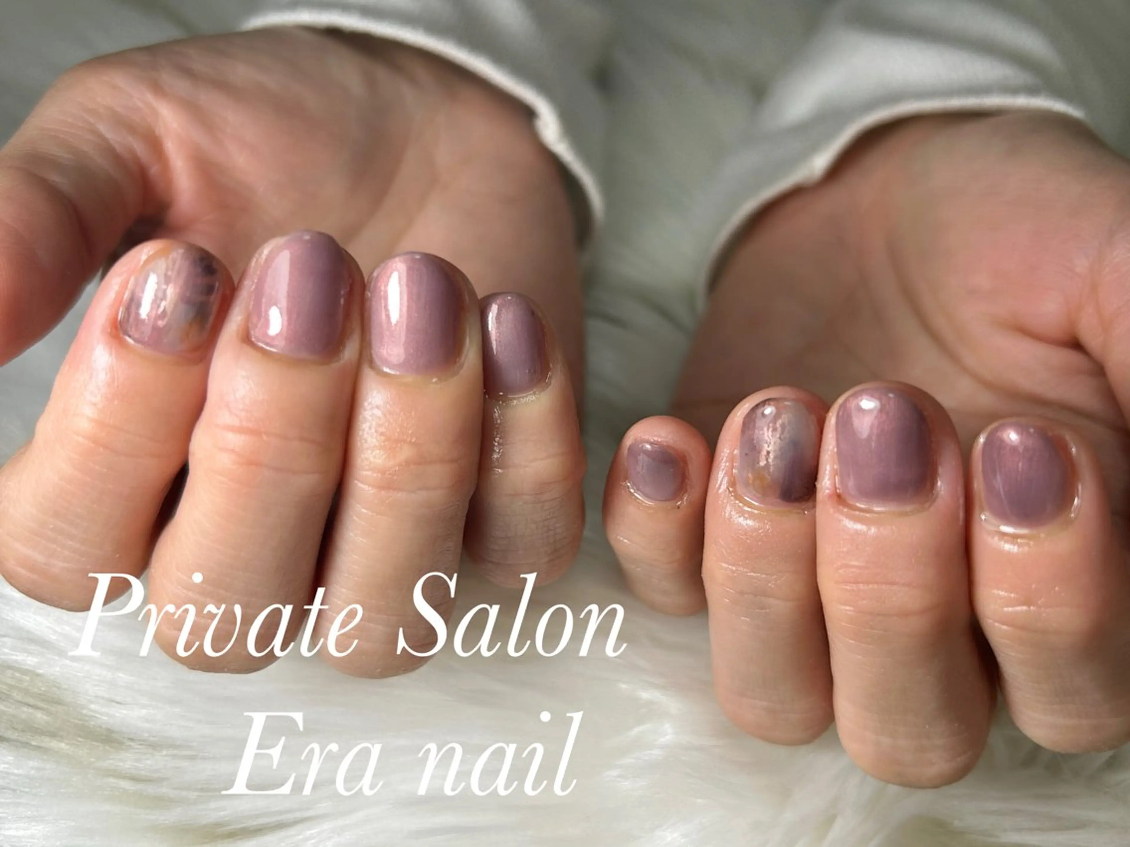 ネイル ニュアンスネイル ハンドネイル Era nailのネイルデザイン