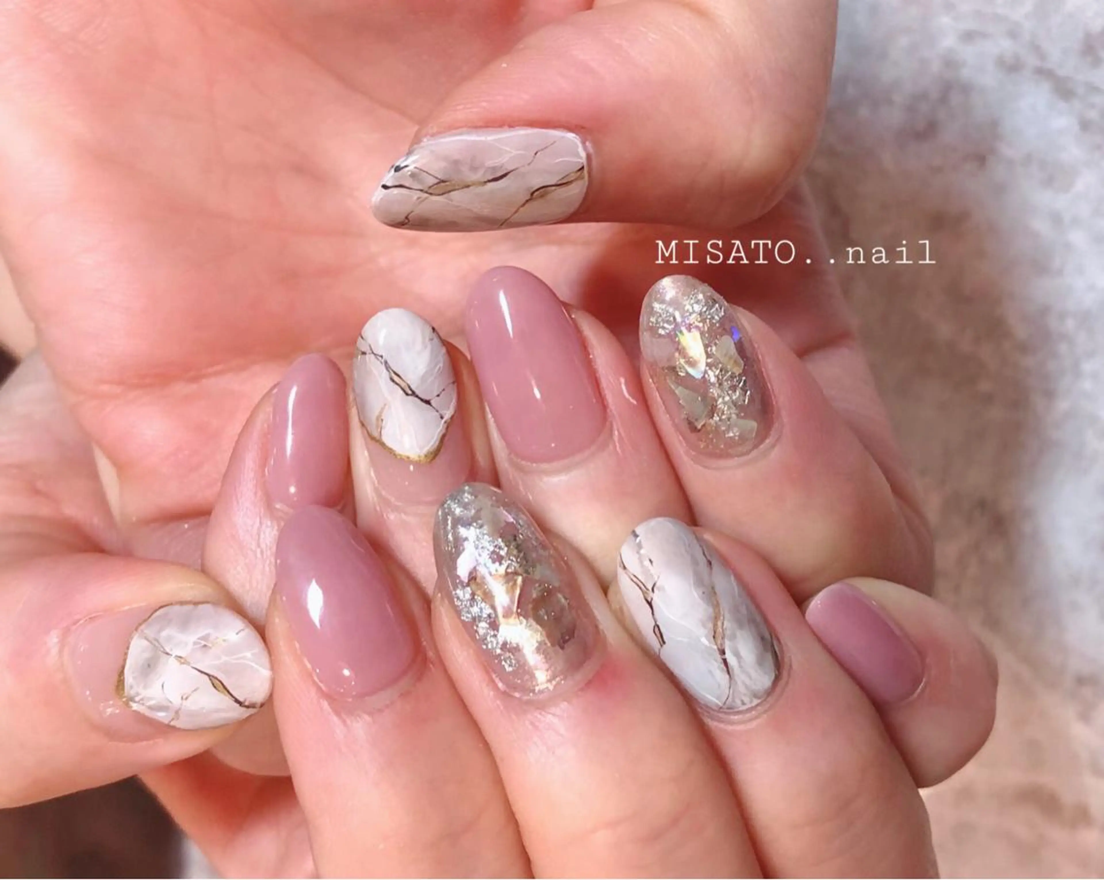 ネイル 持ち込み coup-de-vent（クードヴァン）所属・MISATO nailのネイルデザイン