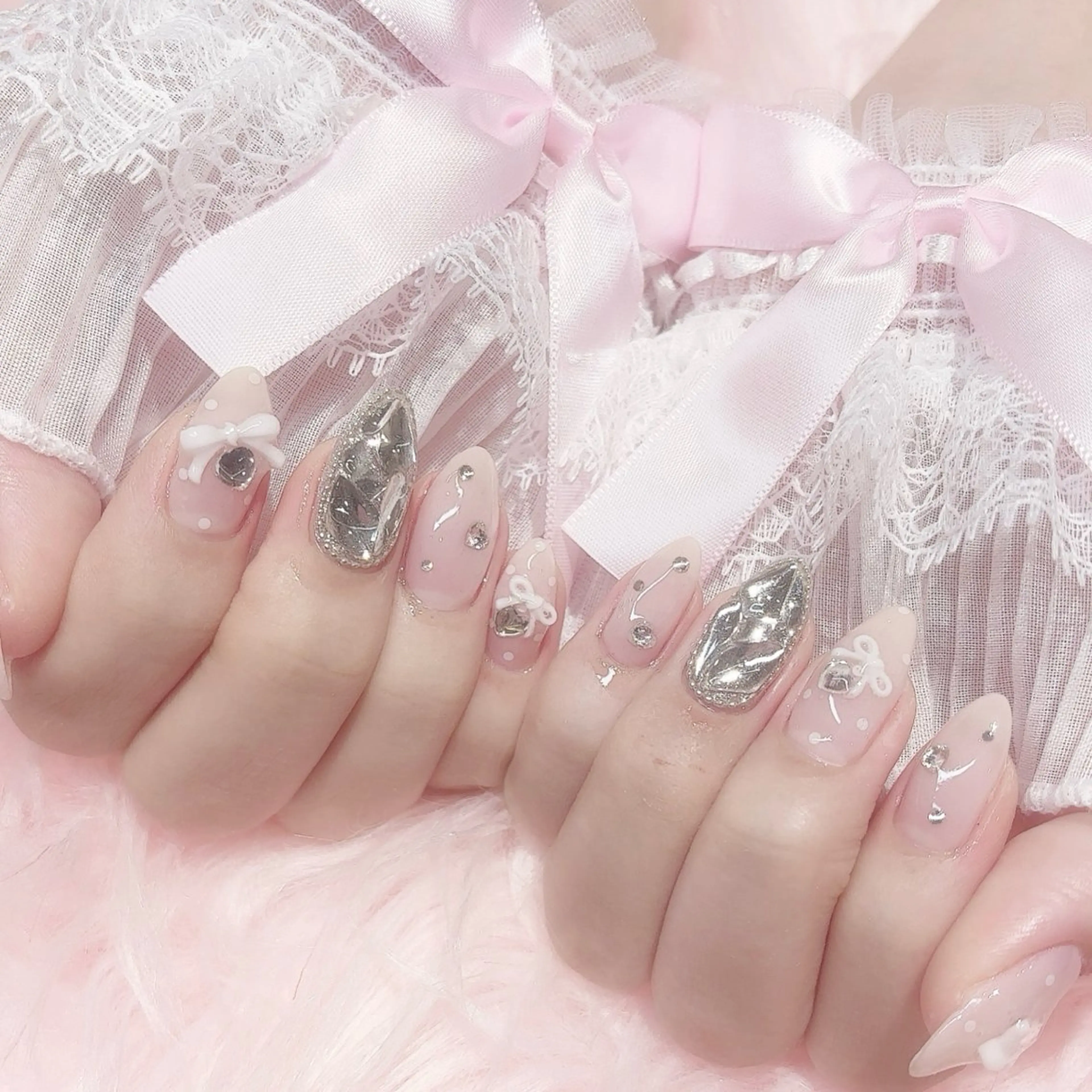 ネイル nail salin moca京橋店所属・🧸moca京橋店 Akari💕のネイルデザイン