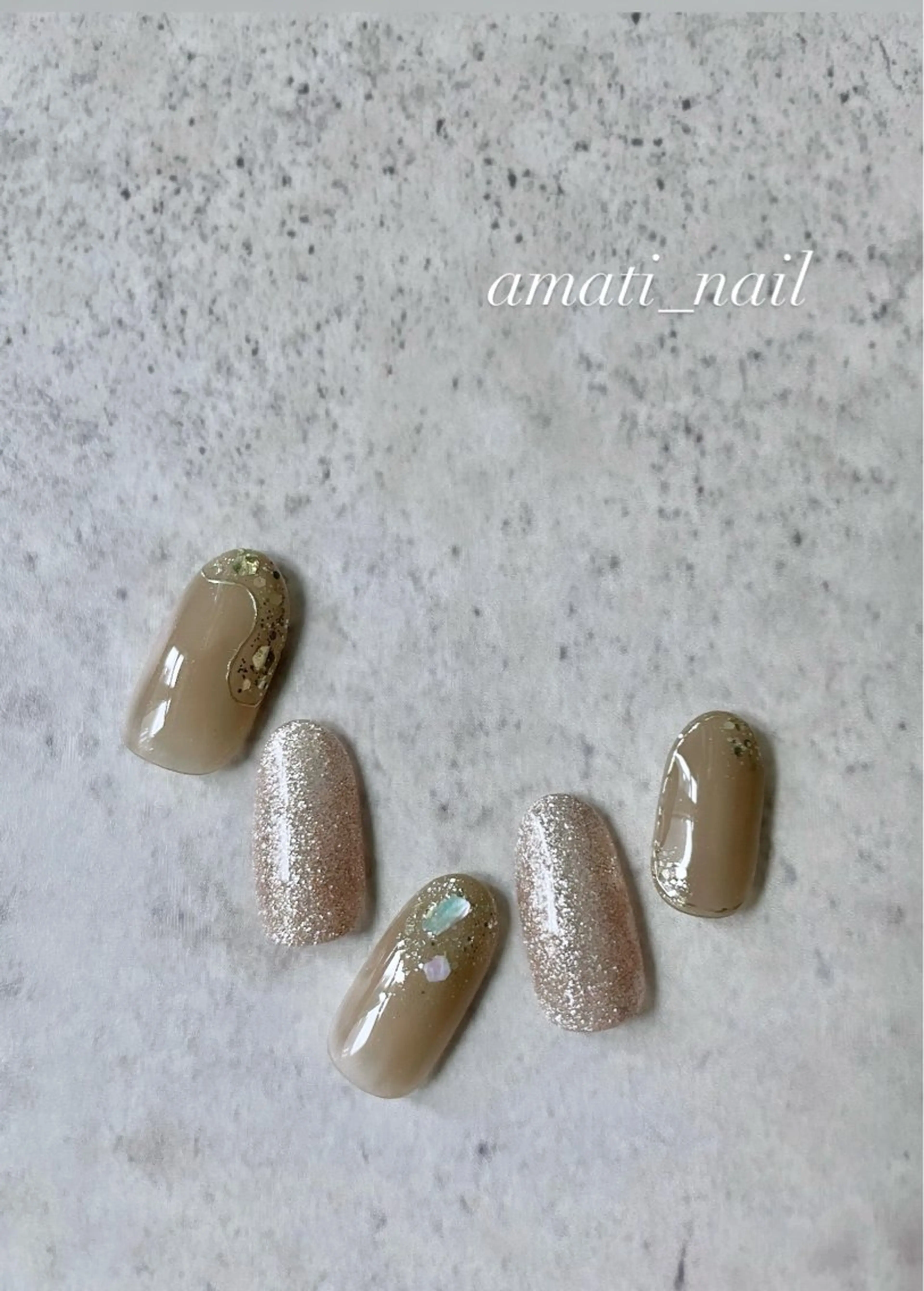 ネイル フットネイル ジェルネイル マグネットネイル ミラーネイル ニュアンスネイル ハンドネイル amati_nail TAKAKOのネイルデザイン