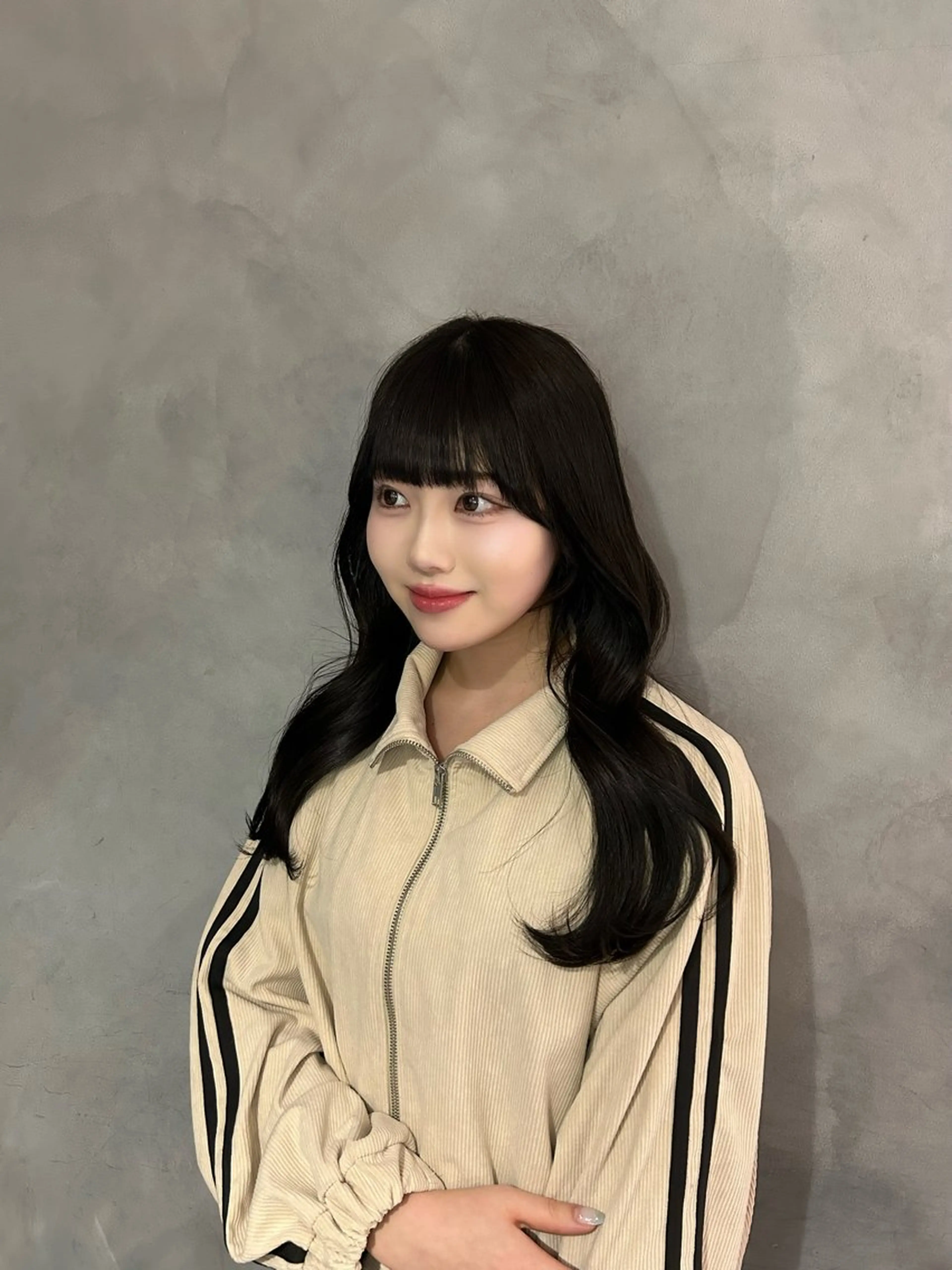 ロング レイヤーカット カット ヘアカラー トリートメント 谷 亜澄のヘアスタイル