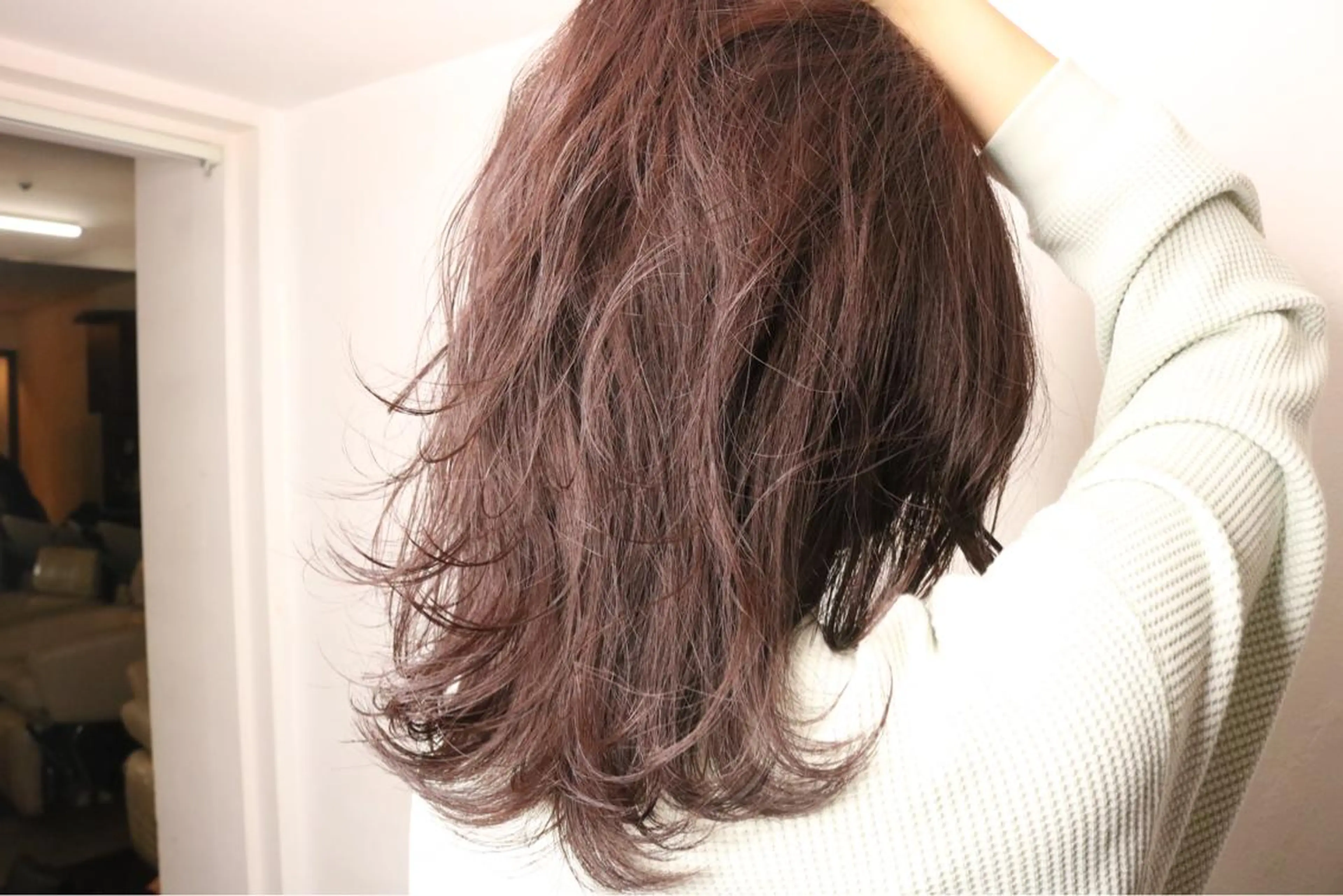 ミディアム GiseL梅田所属・韓国風ヘア🇰🇷 レイヤー✨桑原　研太のヘアスタイル