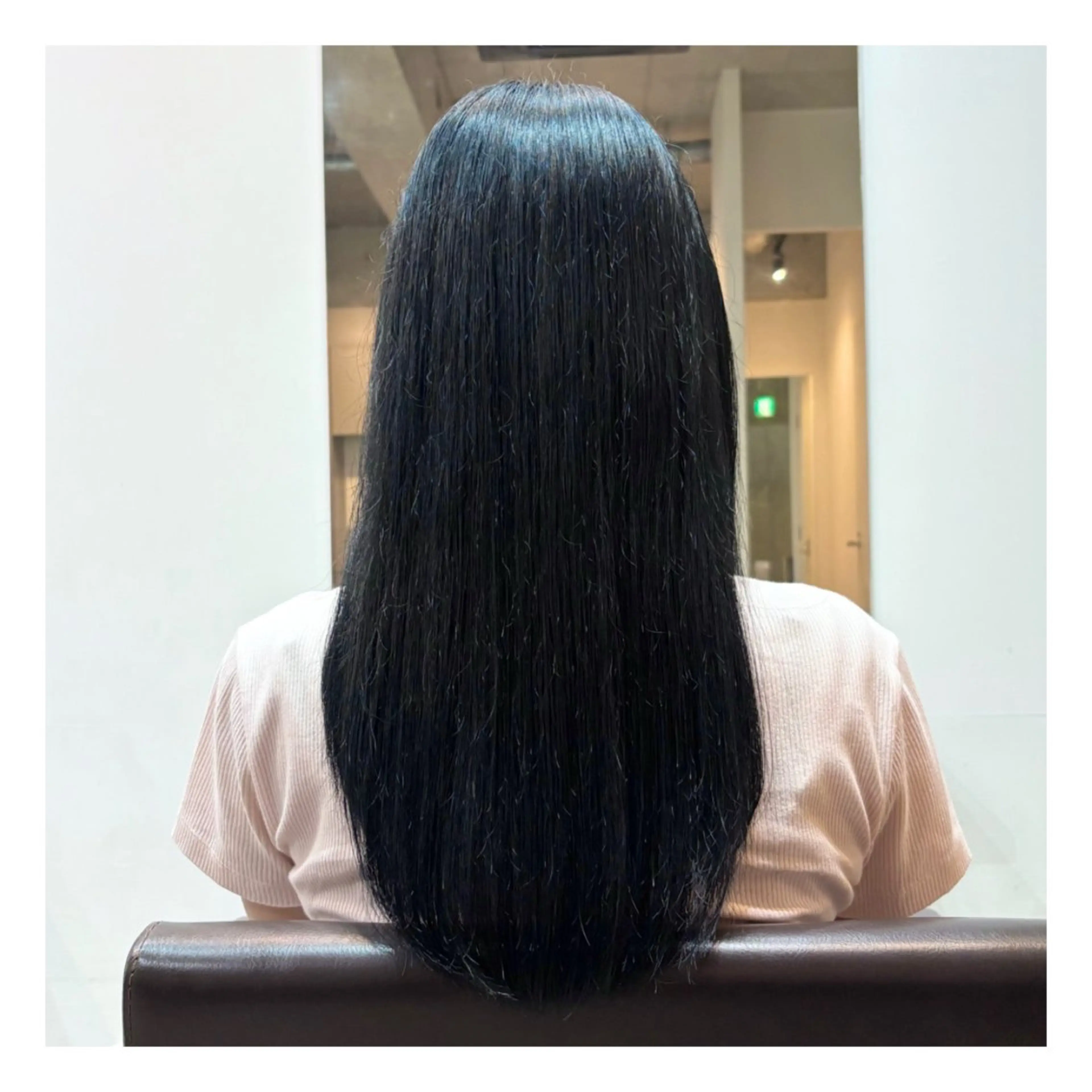 ロング カラー 黒髪 透明感カラー ヘアカラー ダブルカラー特別価格 /表参道/ことりのヘアスタイル