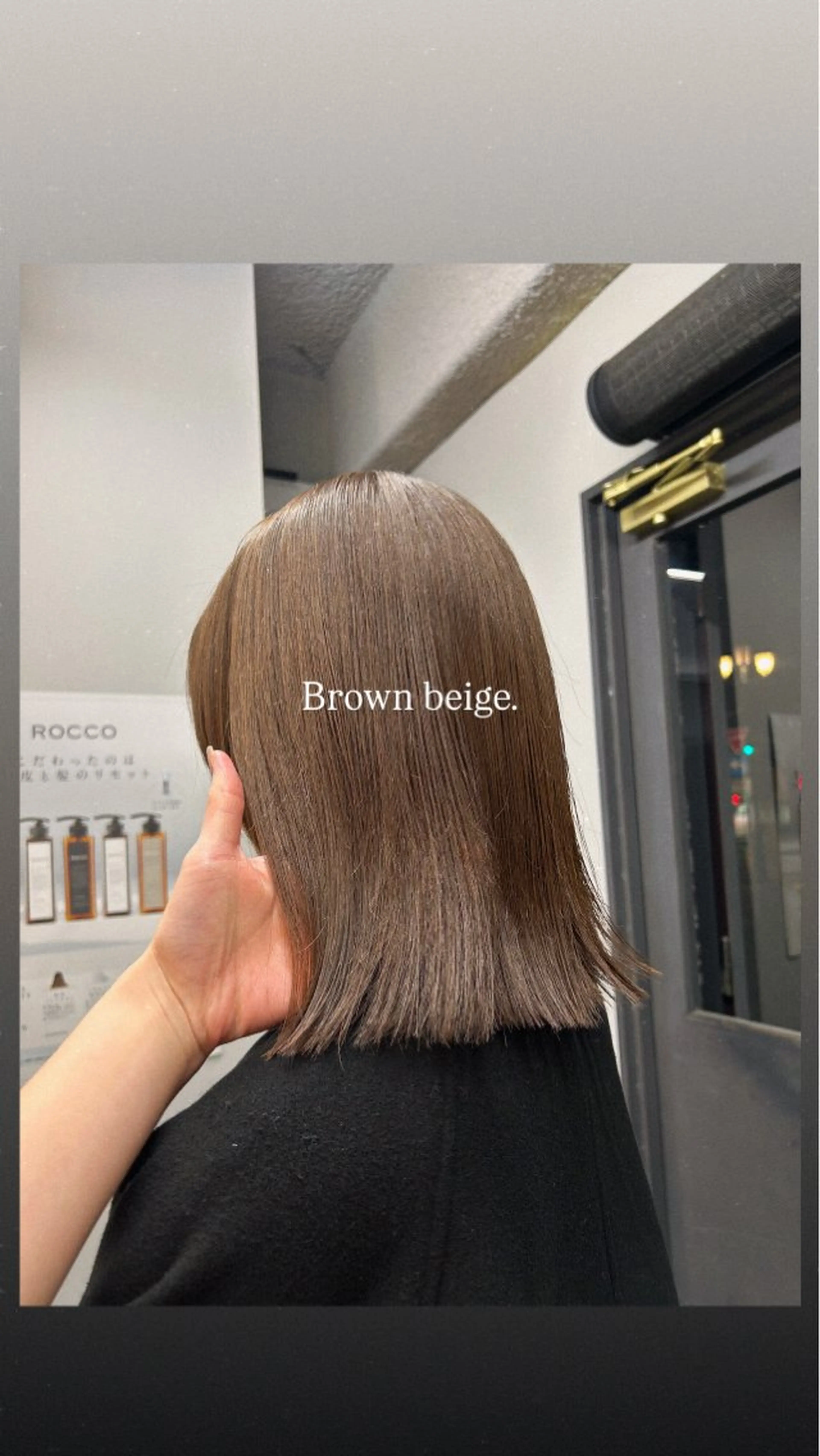 ミディアム カラー ヘアカラー トリートメント ROCCOeast Rukaのヘアスタイル