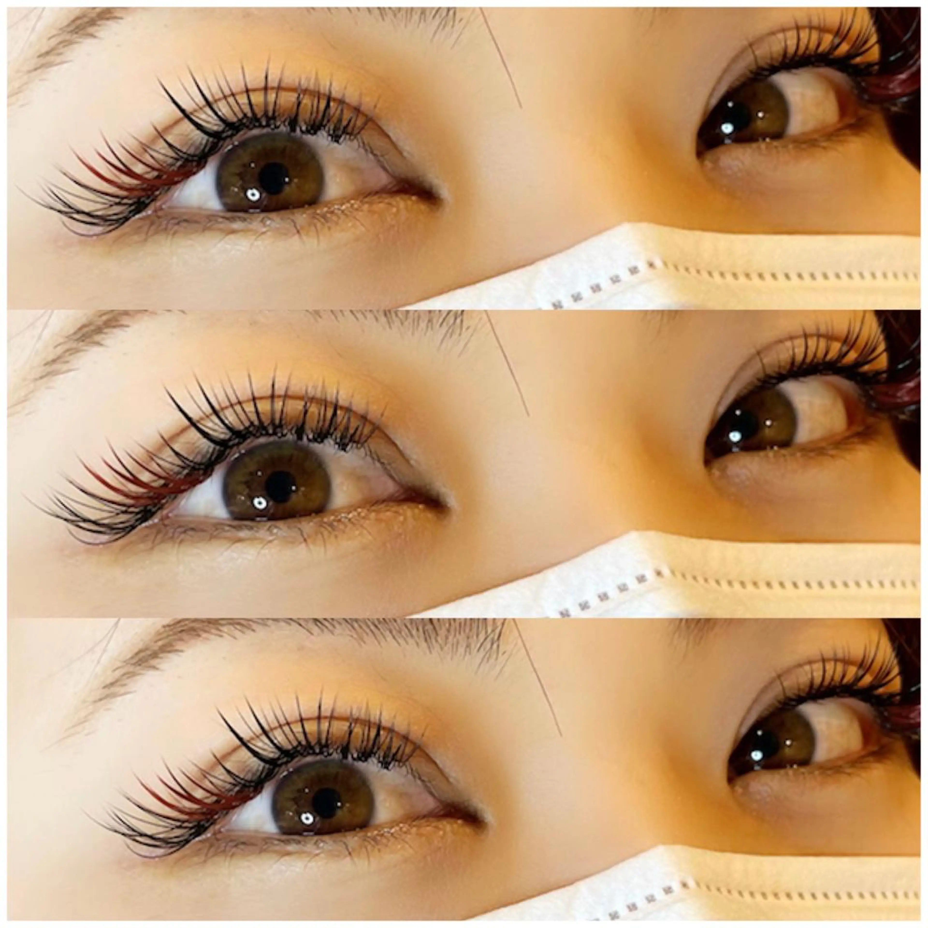 マツエク・マツパ フラットラッシュ ナチュラル パリジェンヌラッシュリフト まつげパーマ 一重×まつ毛パーマ マツエク 💕丸島 夏名🐰🍀のマツエク・マツパデザイン