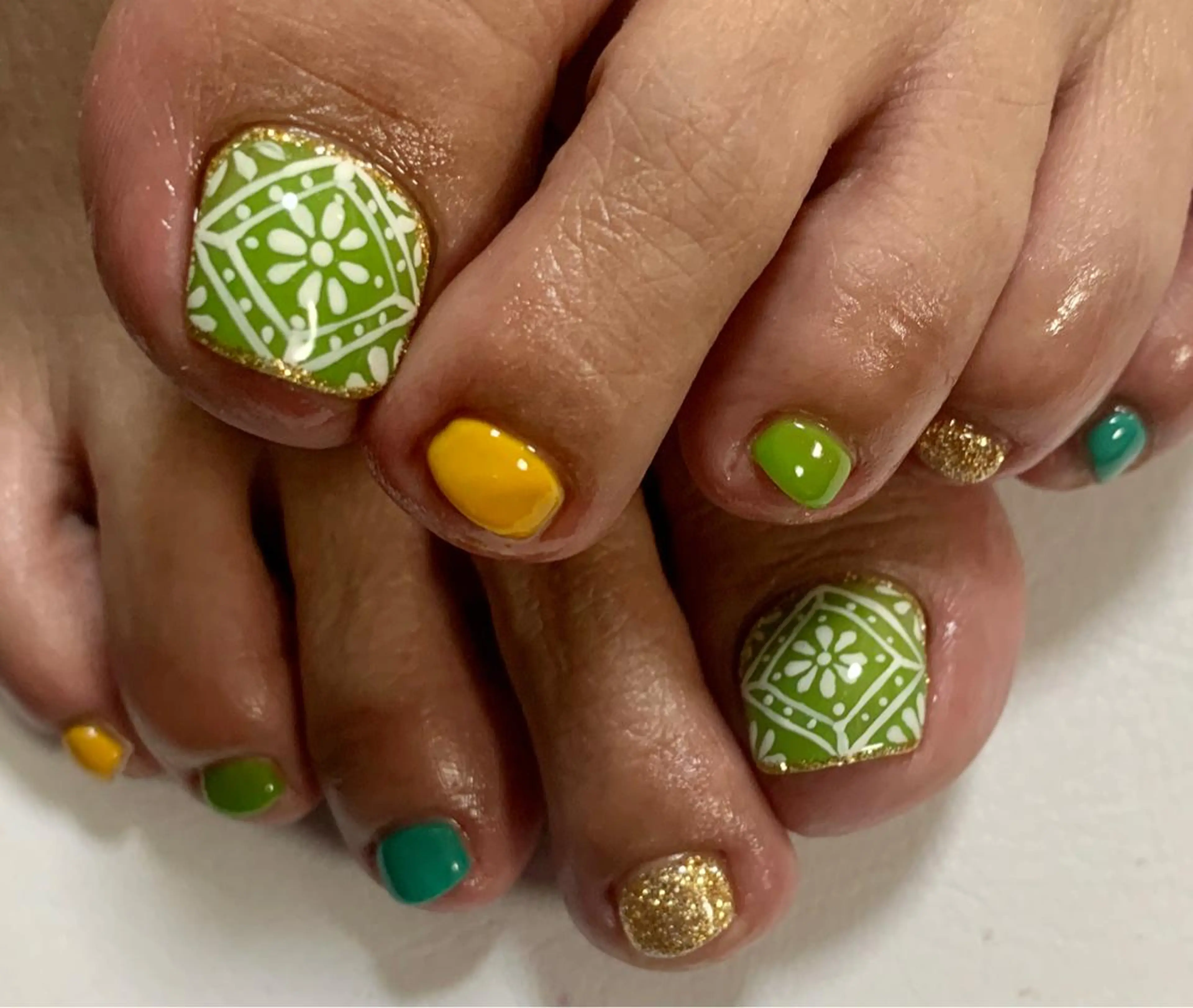 ネイル フットネイル Nail&Eyelash Amour(アムール)所属・山下 愛のネイルデザイン