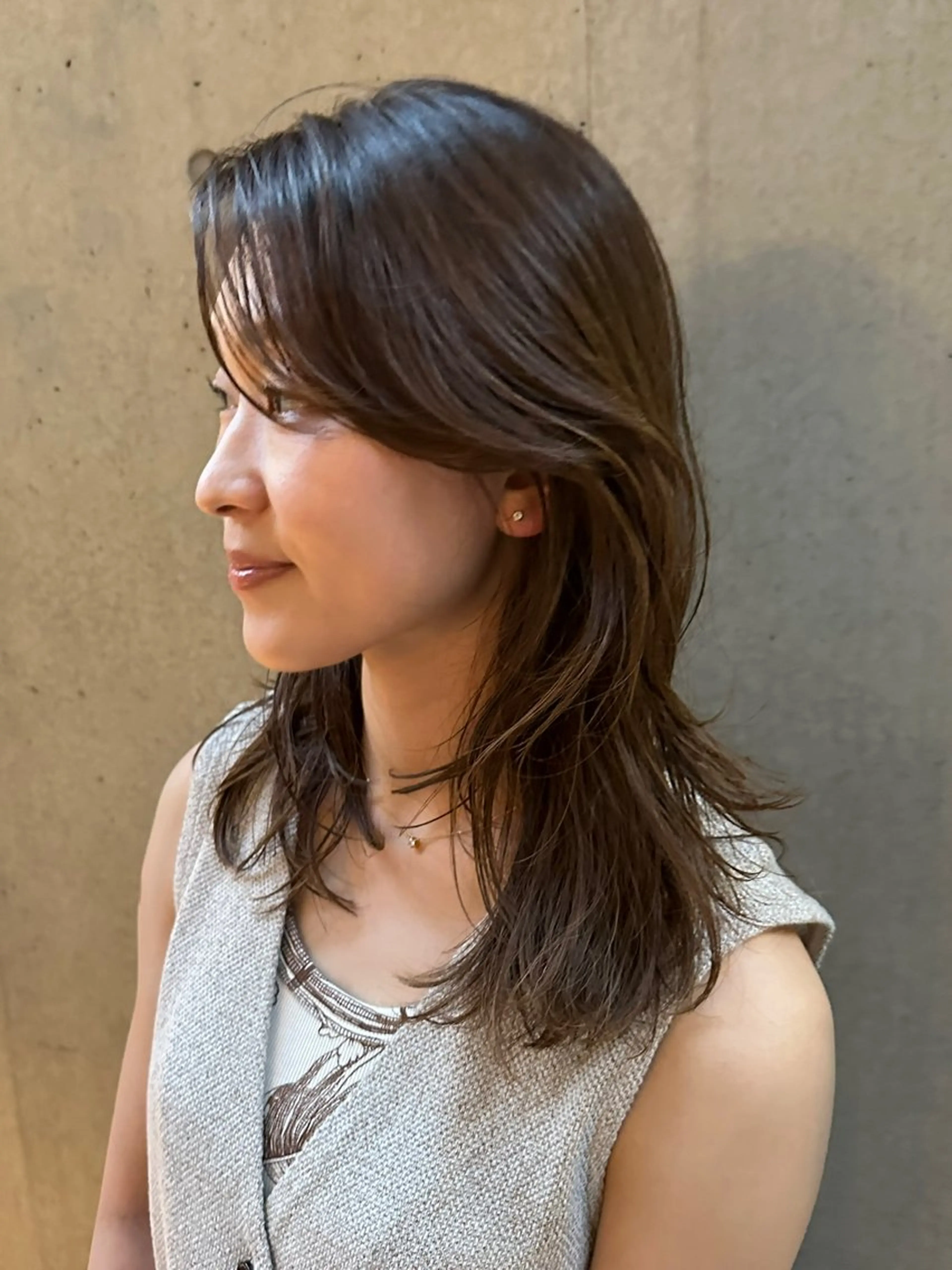 ミディアム 似合わせカット /パーマ岡本淳平のヘアスタイル