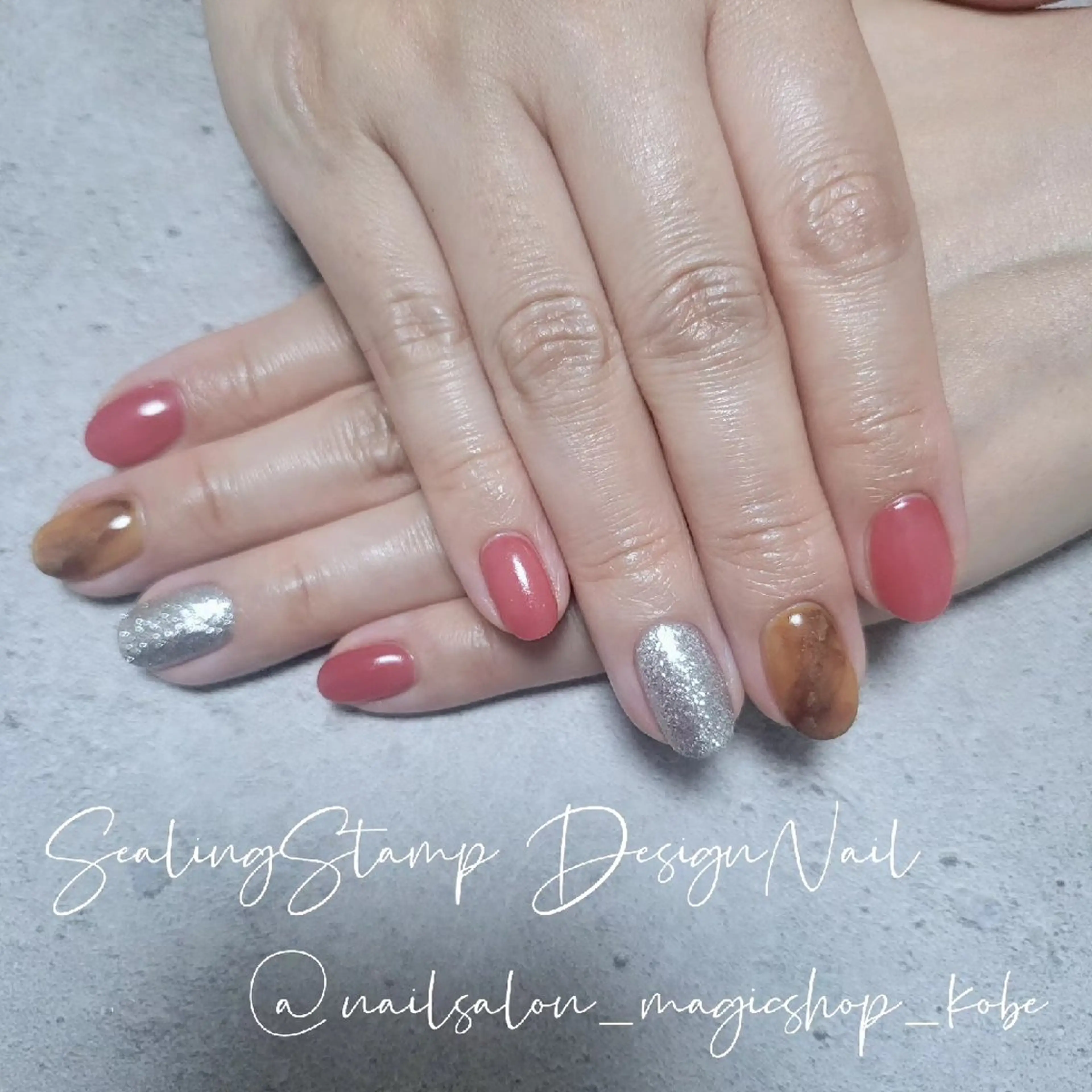 ネイル ジェルネイル シンプルネイル ソフトジェル ハンドネイル Nailsalon MagicShopのネイルデザイン