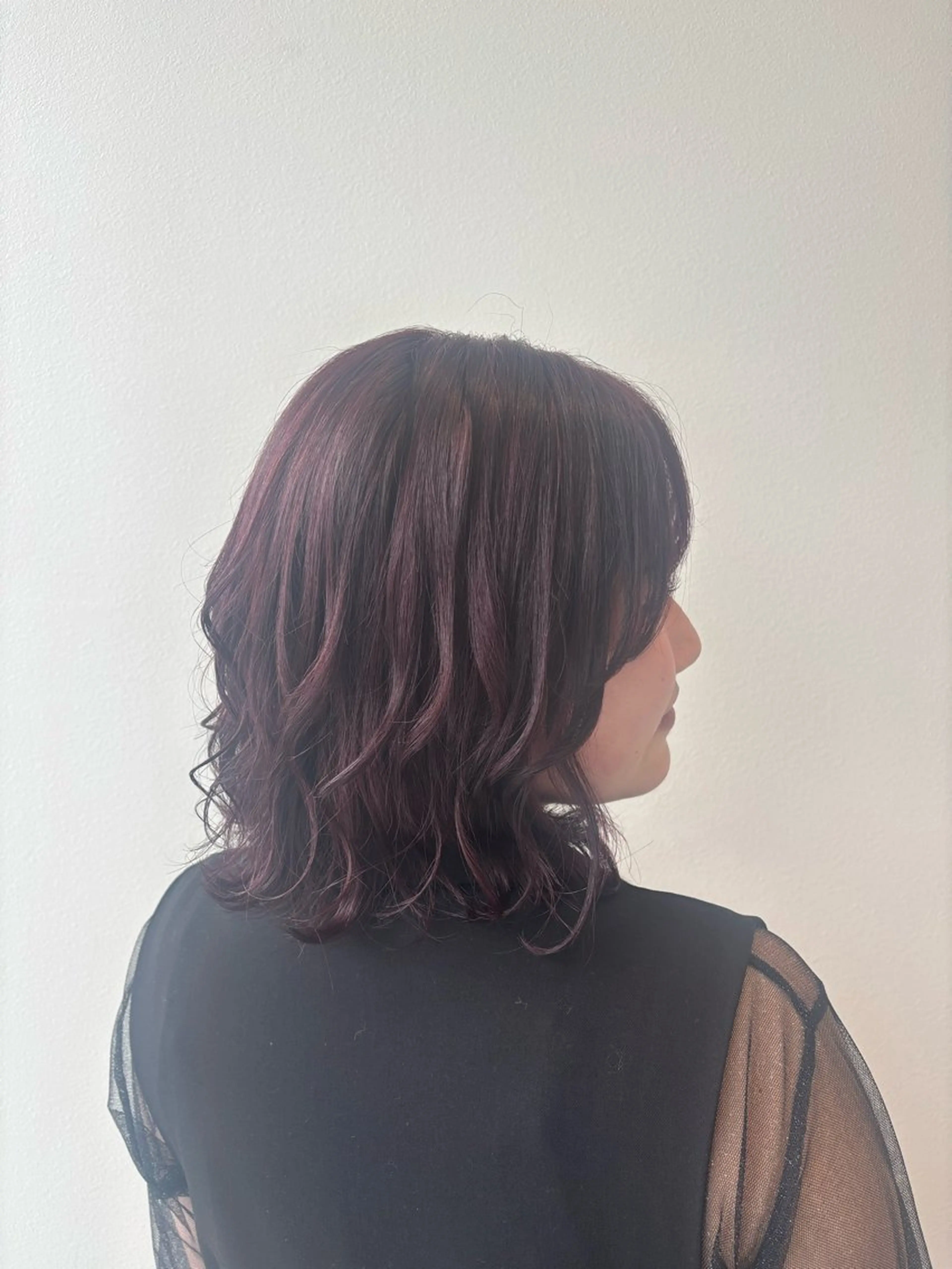 ミディアム 堀 ゆきみのヘアスタイル