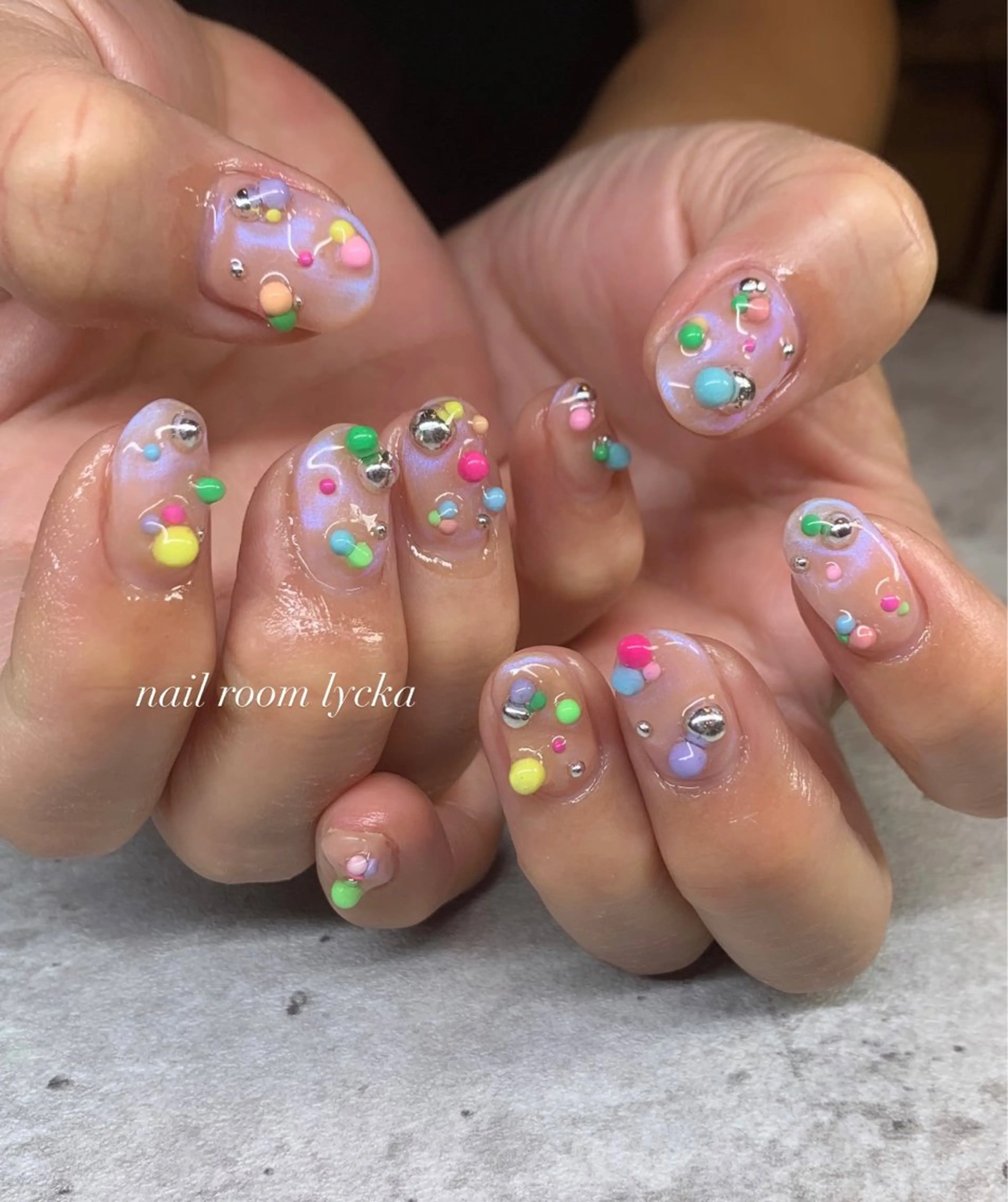 ネイル ﾈｲﾙﾙｰﾑﾘｯｶ 𝐦𝐚𝐲𝐮のネイルデザイン