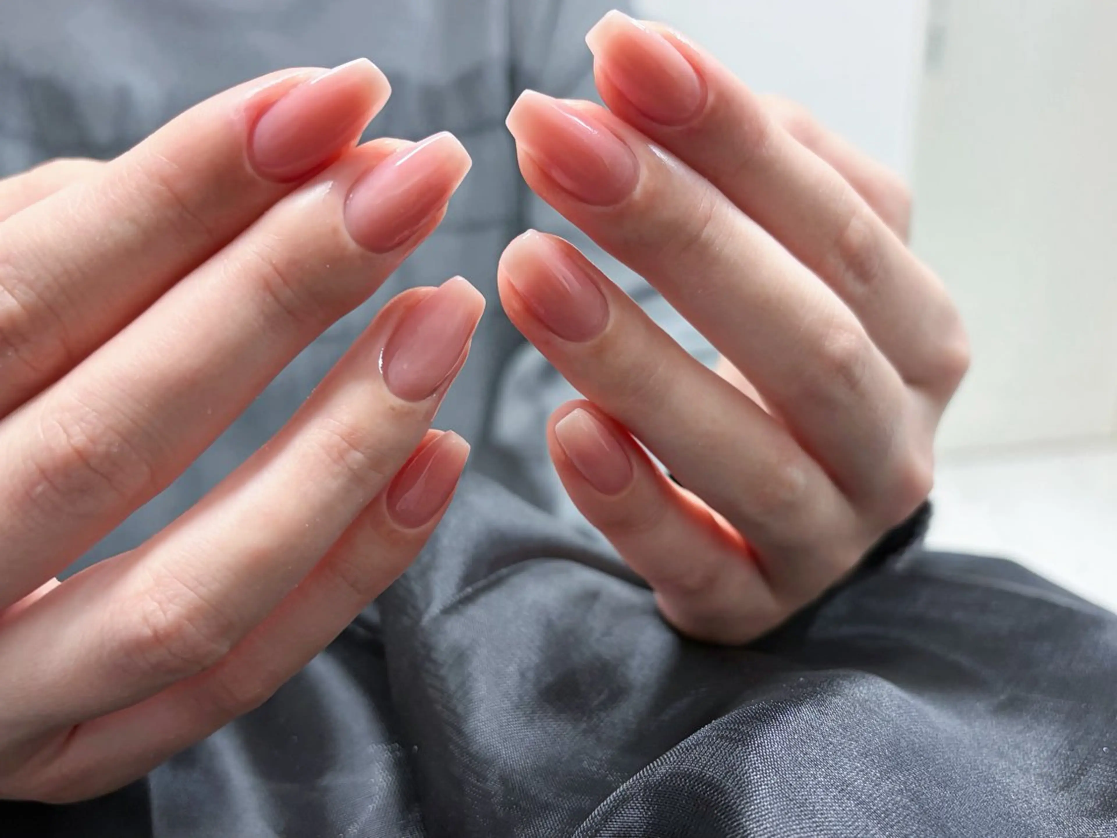 ネイル スカルプネイル シンプルネイル Lunailsalon所属・Lu nailsalonのネイルデザイン