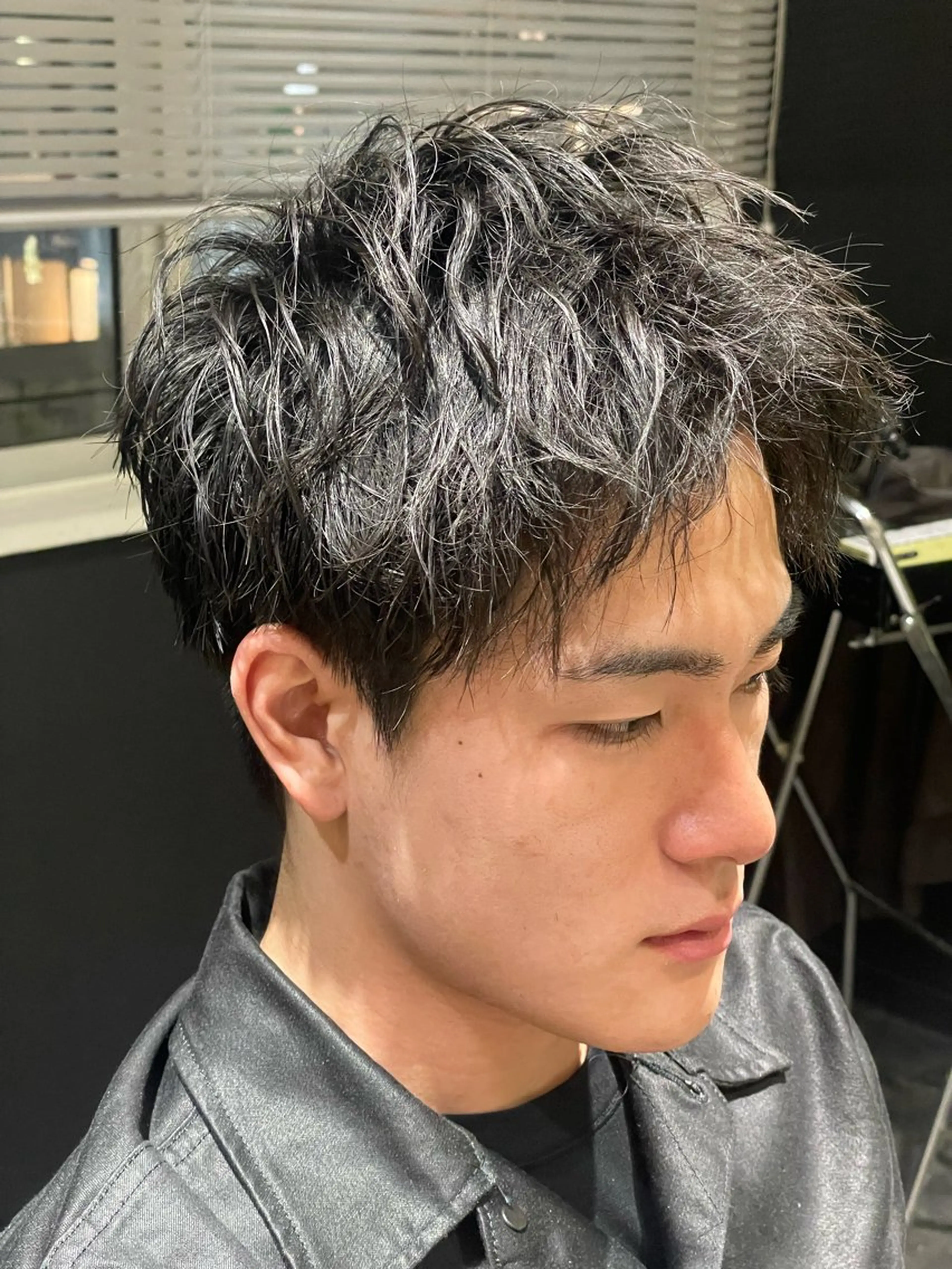 パーマ メンズ カット パーマ 💈メンズ職人 ルキト💈のヘアスタイル