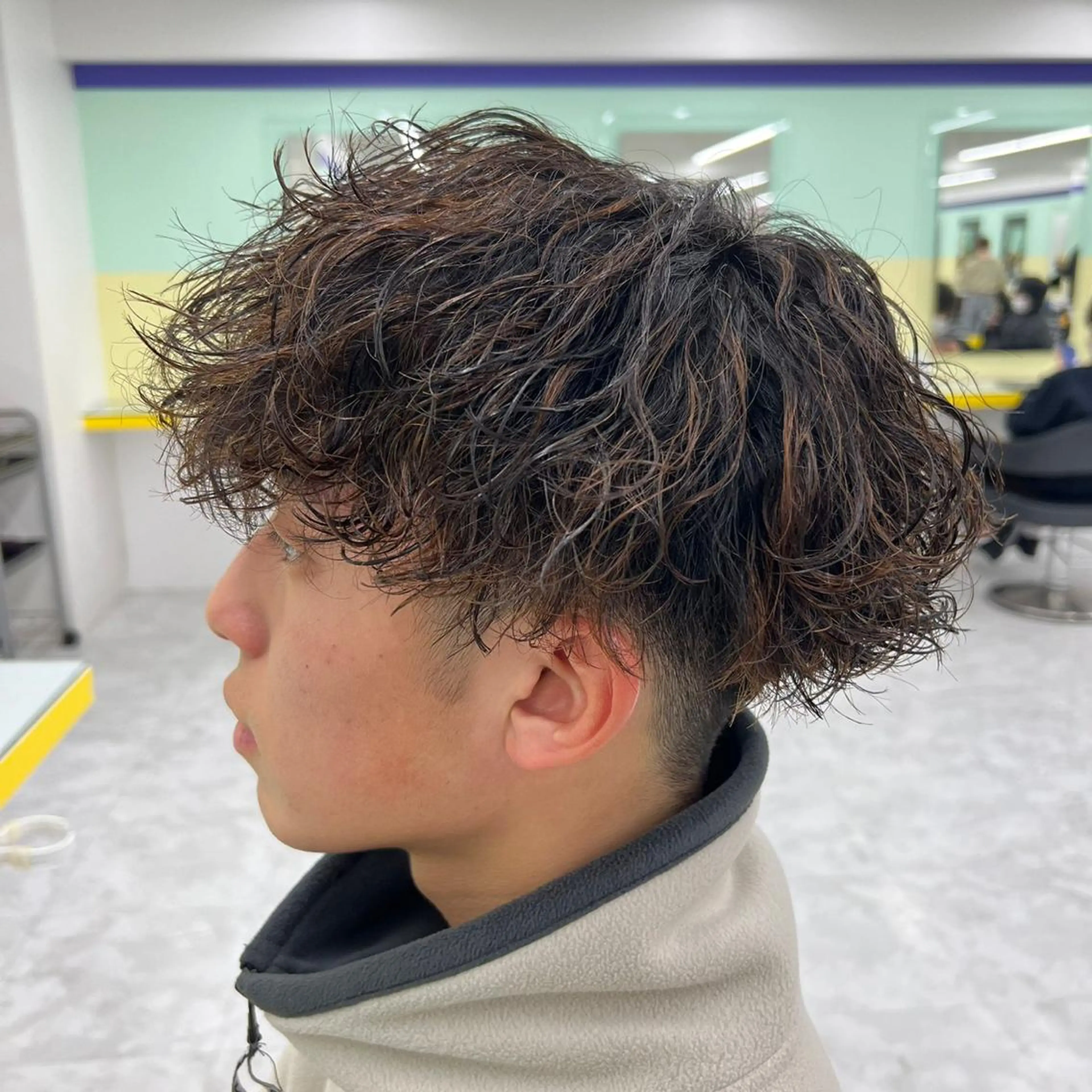 パーマ メンズ flammeum所属・ハイトーン/ボブ /misakiのヘアスタイル