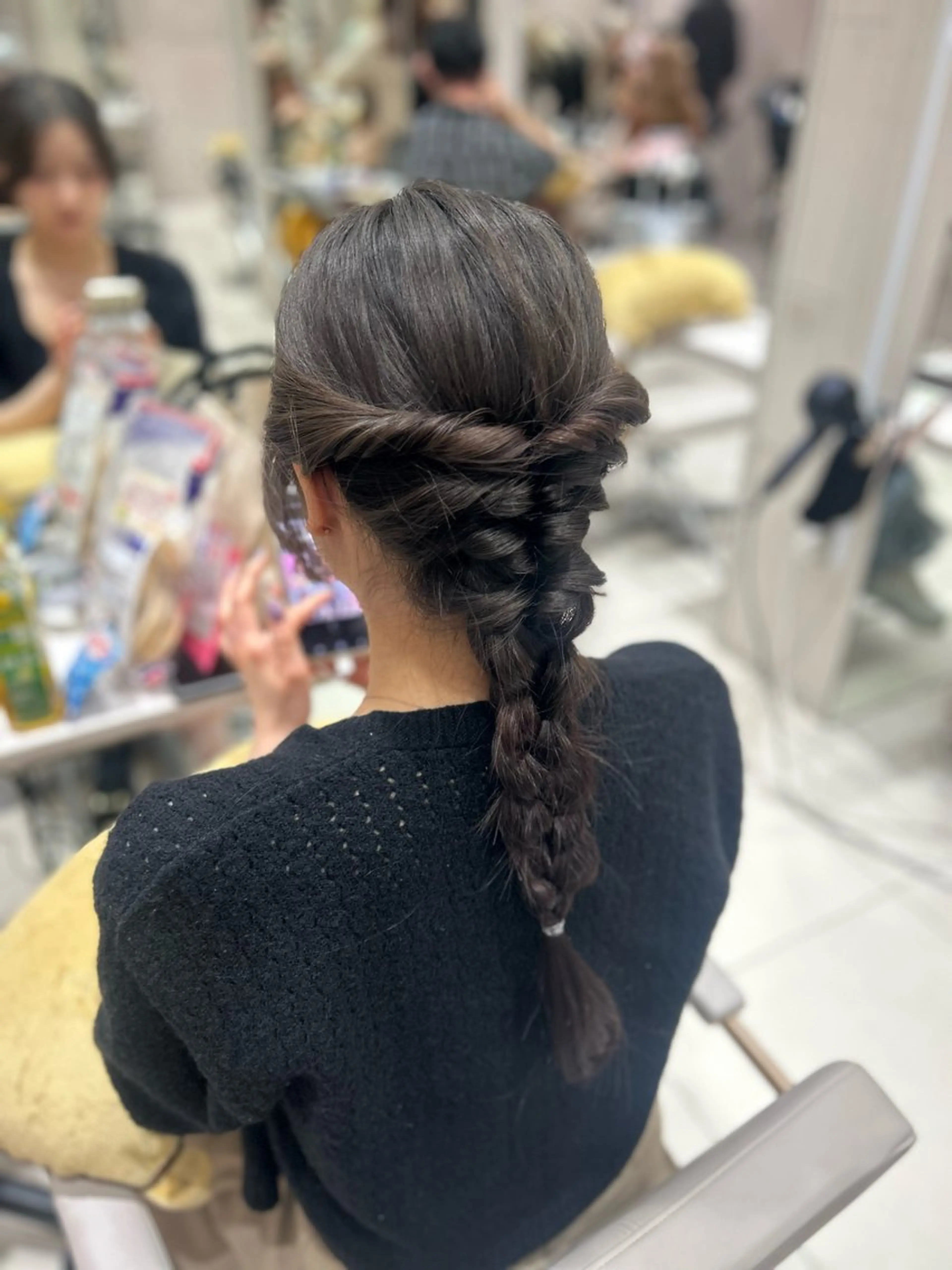 セミロング ヘアセット 🎀大竹美侑／顔まわ りカット／レイヤーのヘアスタイル